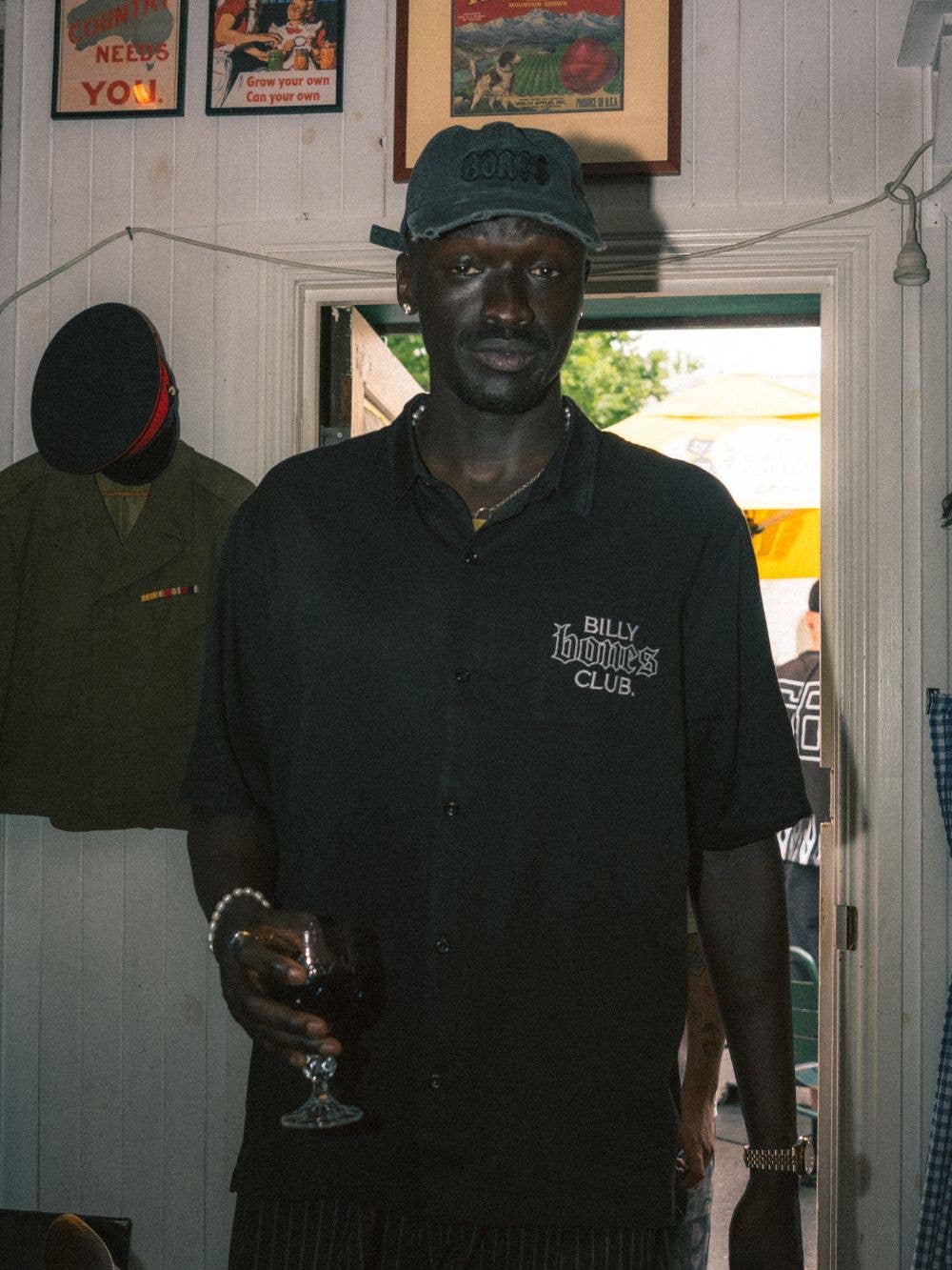 Club Stacked Bowlo Shirt Black