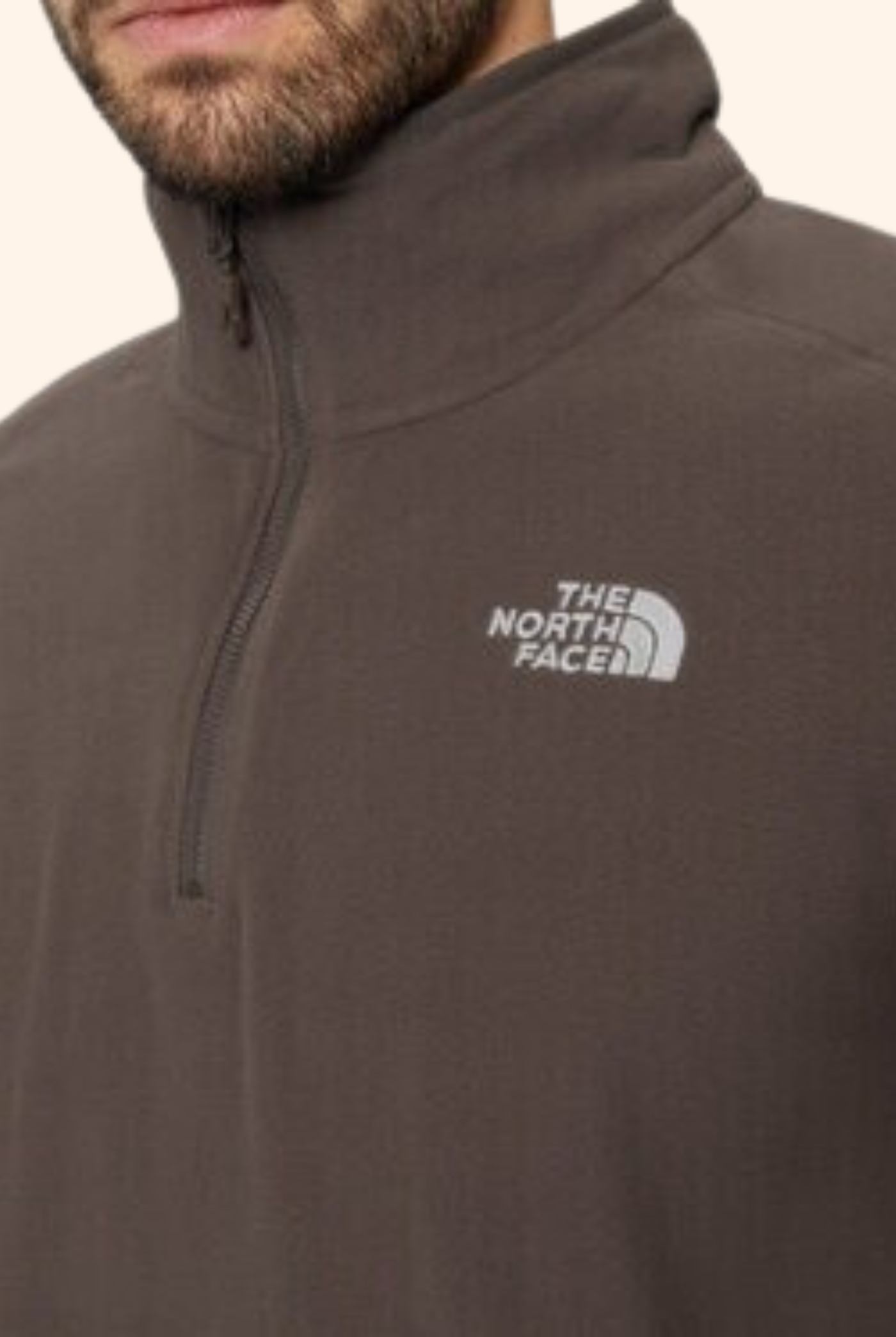 100 Glacier ¼ Zip Fleece Smokey Brown