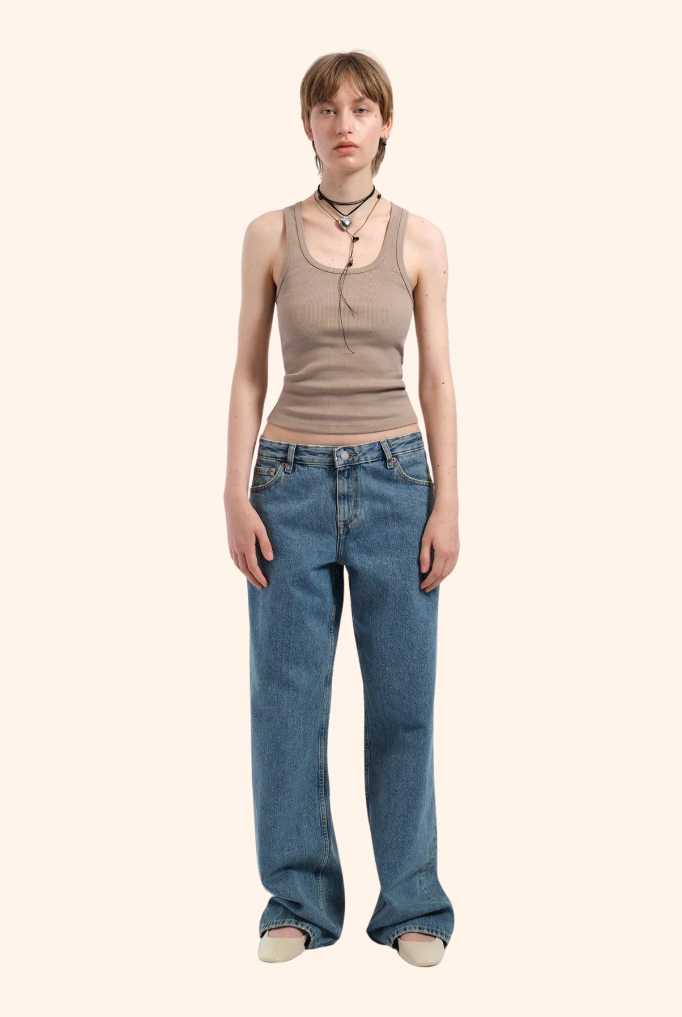 Nyla Top in Light Morel