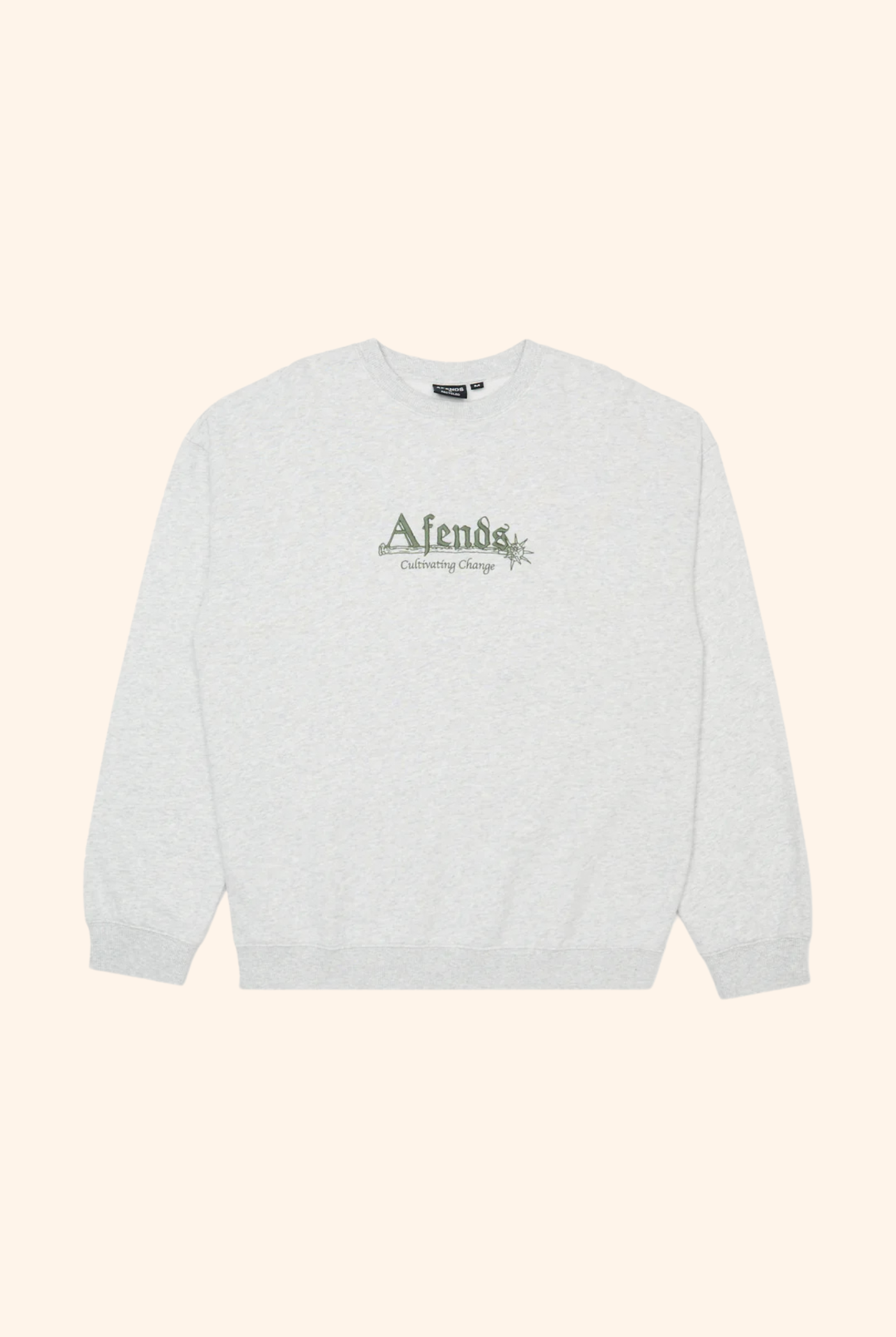 Mace Crew Neck Grey Marle