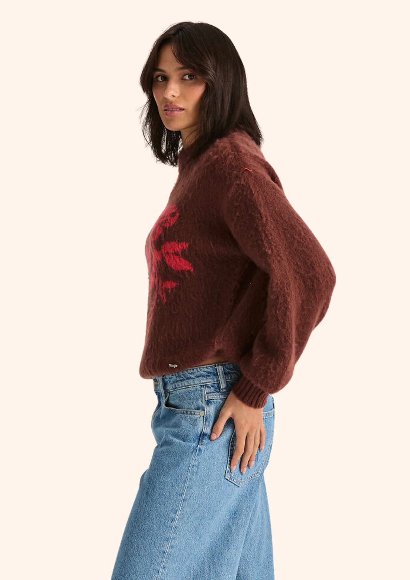 Wild Rose Knit in Cocoa