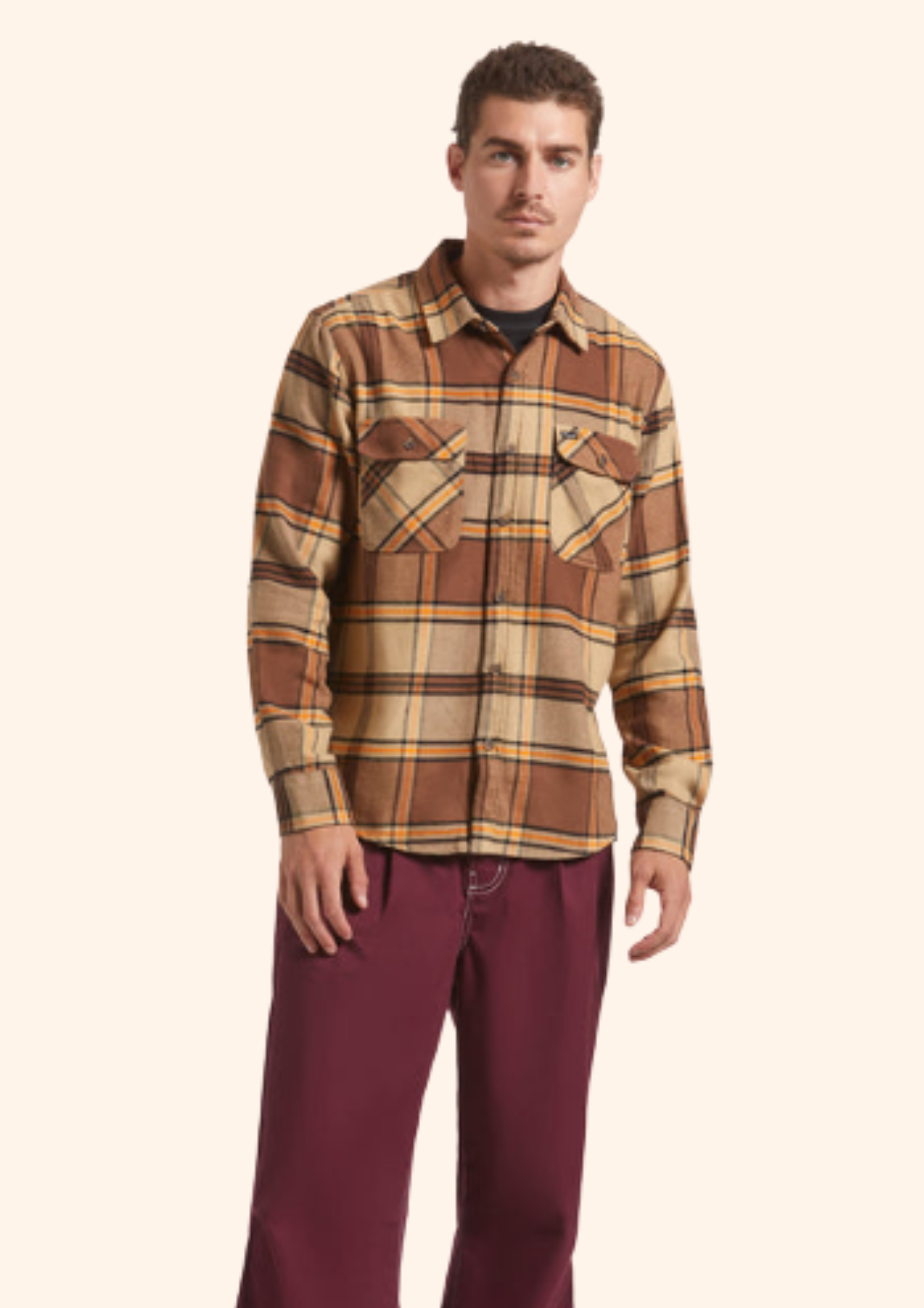 Bowery Flannel in Sand