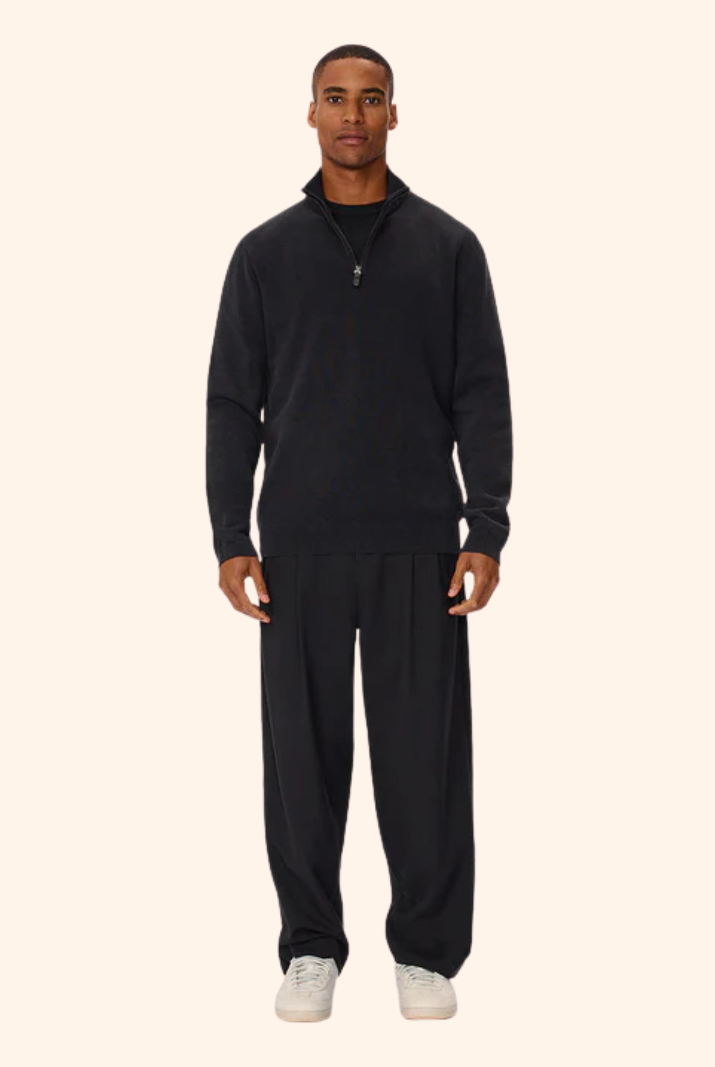 Lakewood Zip in Black
