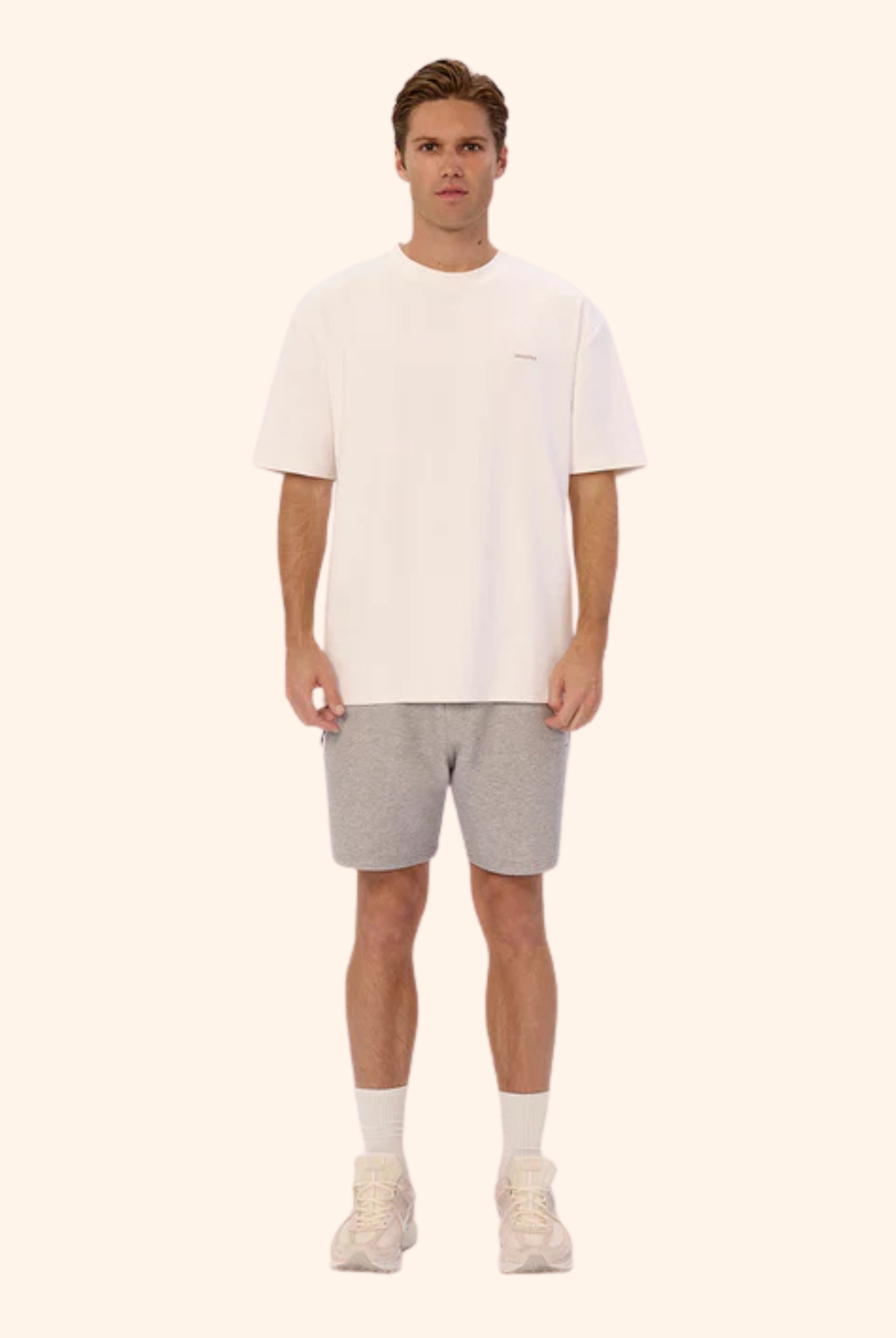 Tech Track Short in Grey