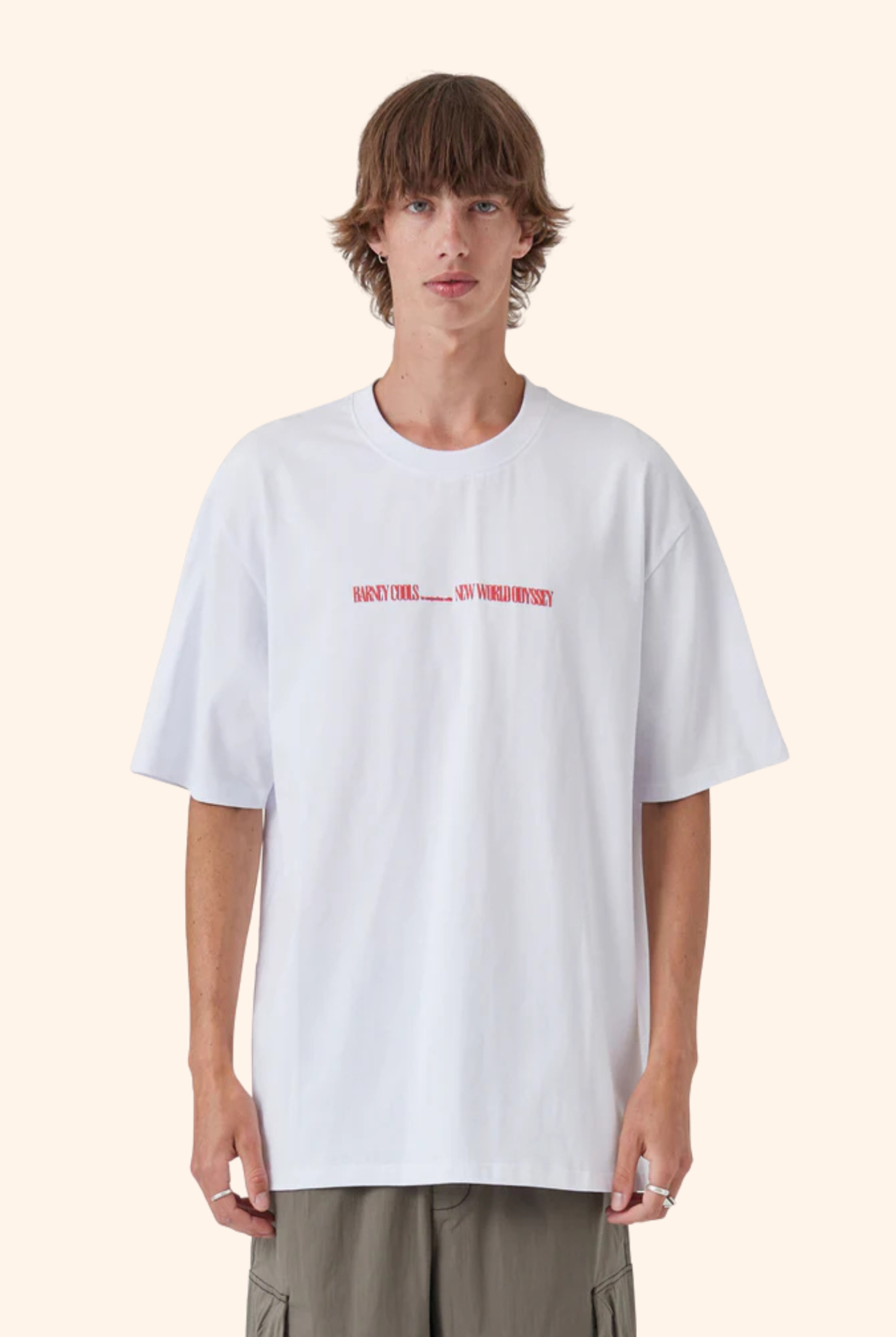 Loop Tee in White