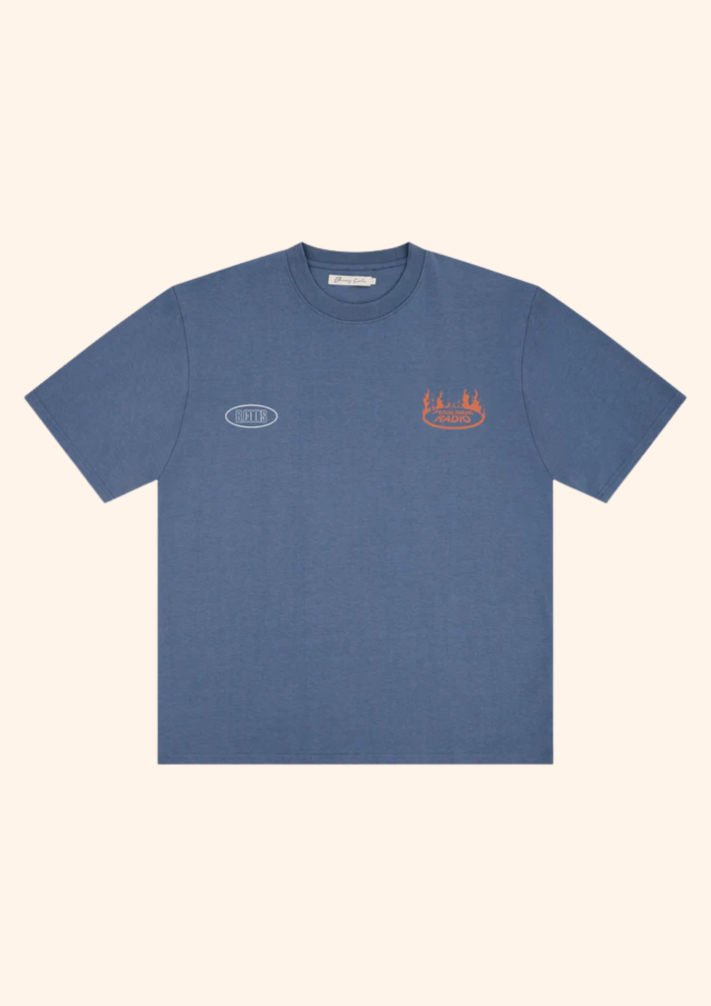 NWO Tee in Washed Blue