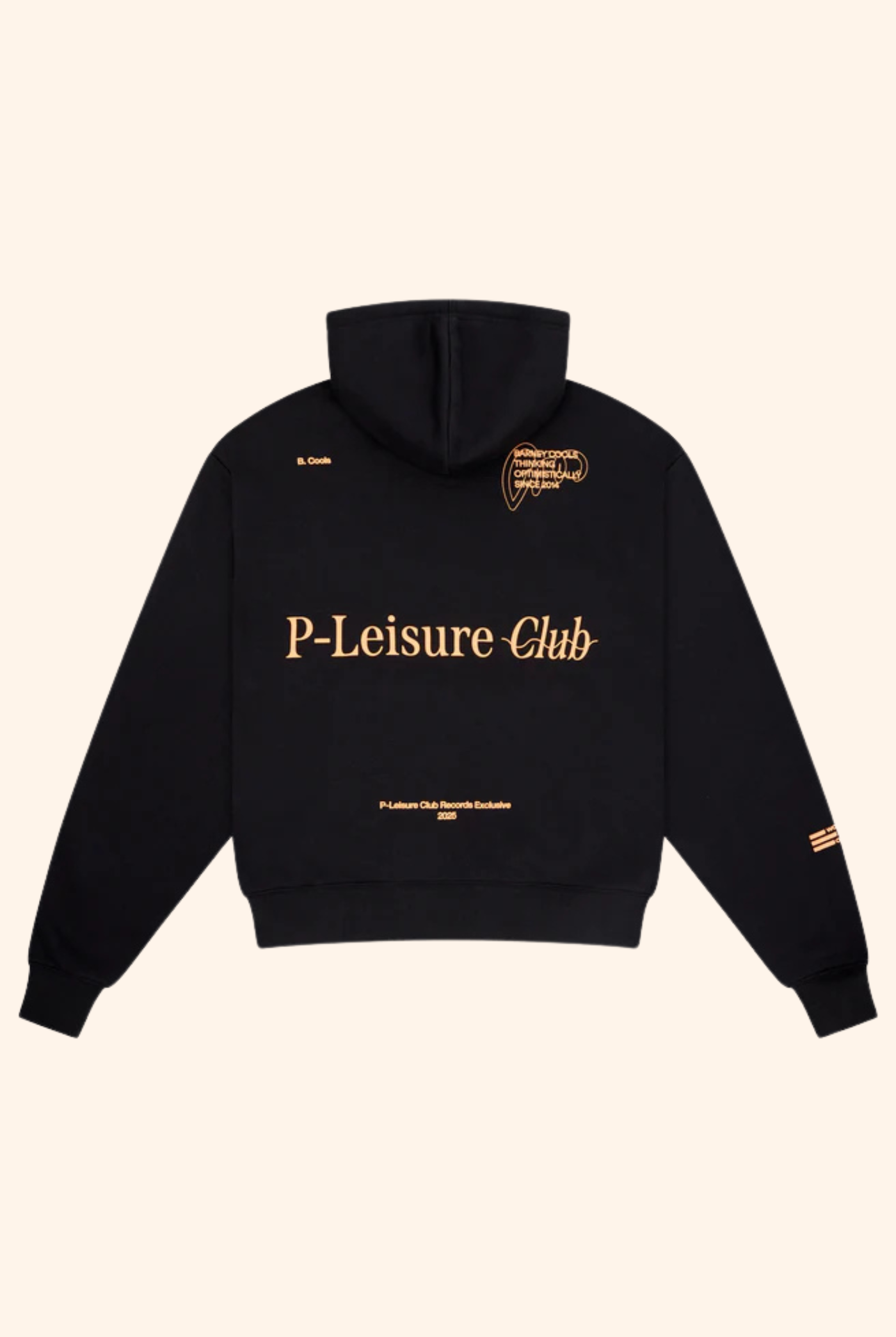 PC Zip Hood in Black