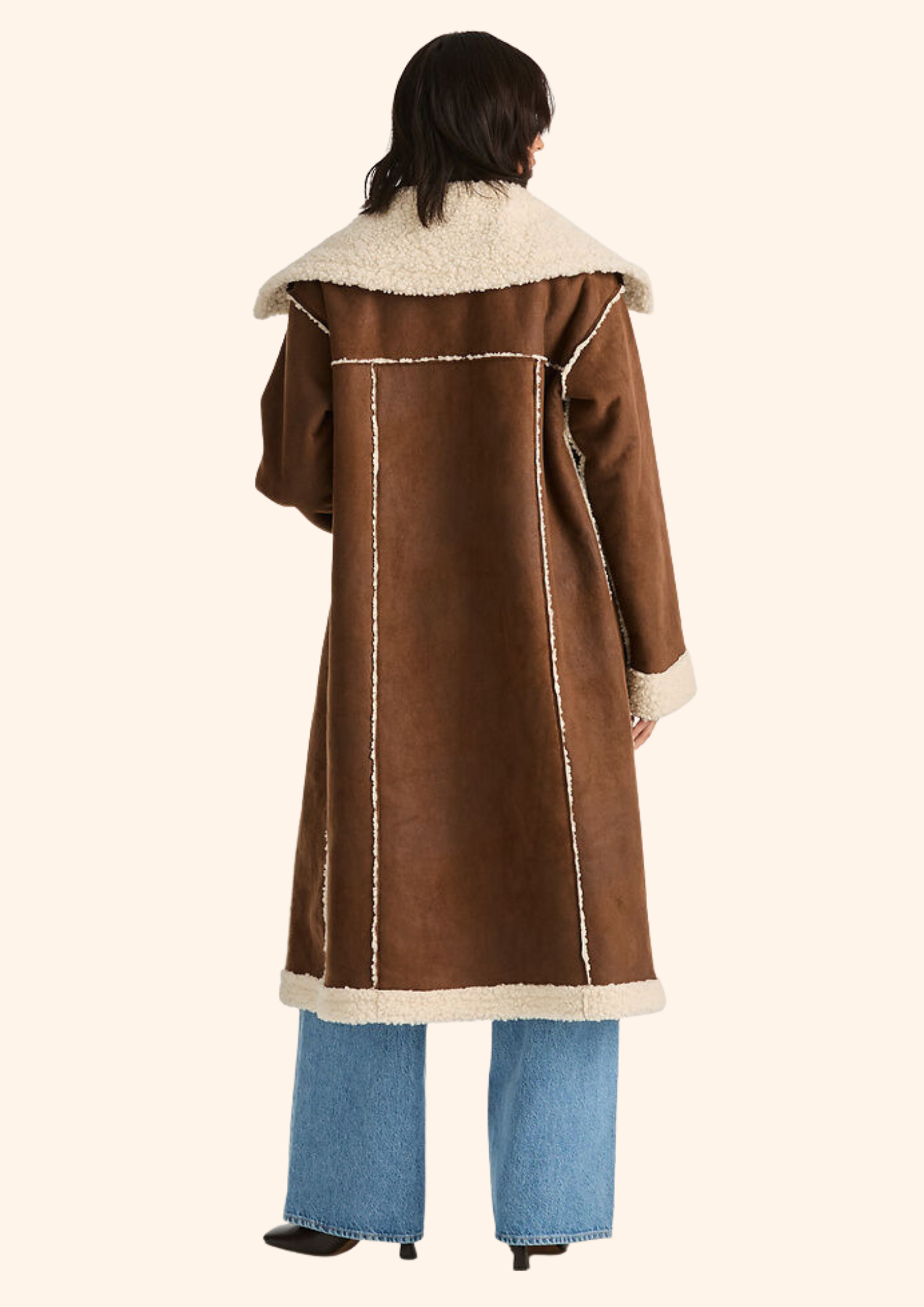 Heather Sherpa Coat