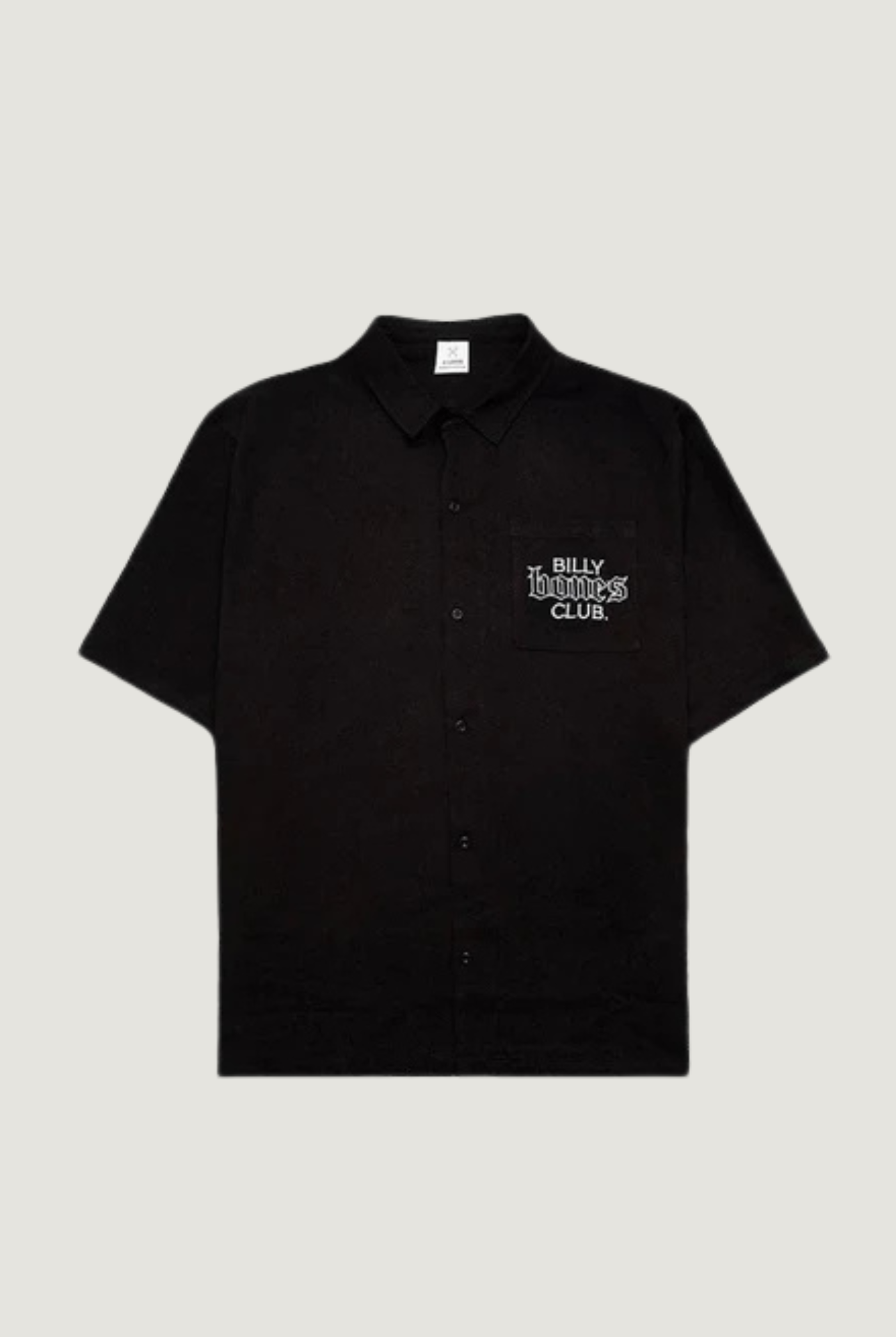 Club Stacked Bowlo Shirt Black