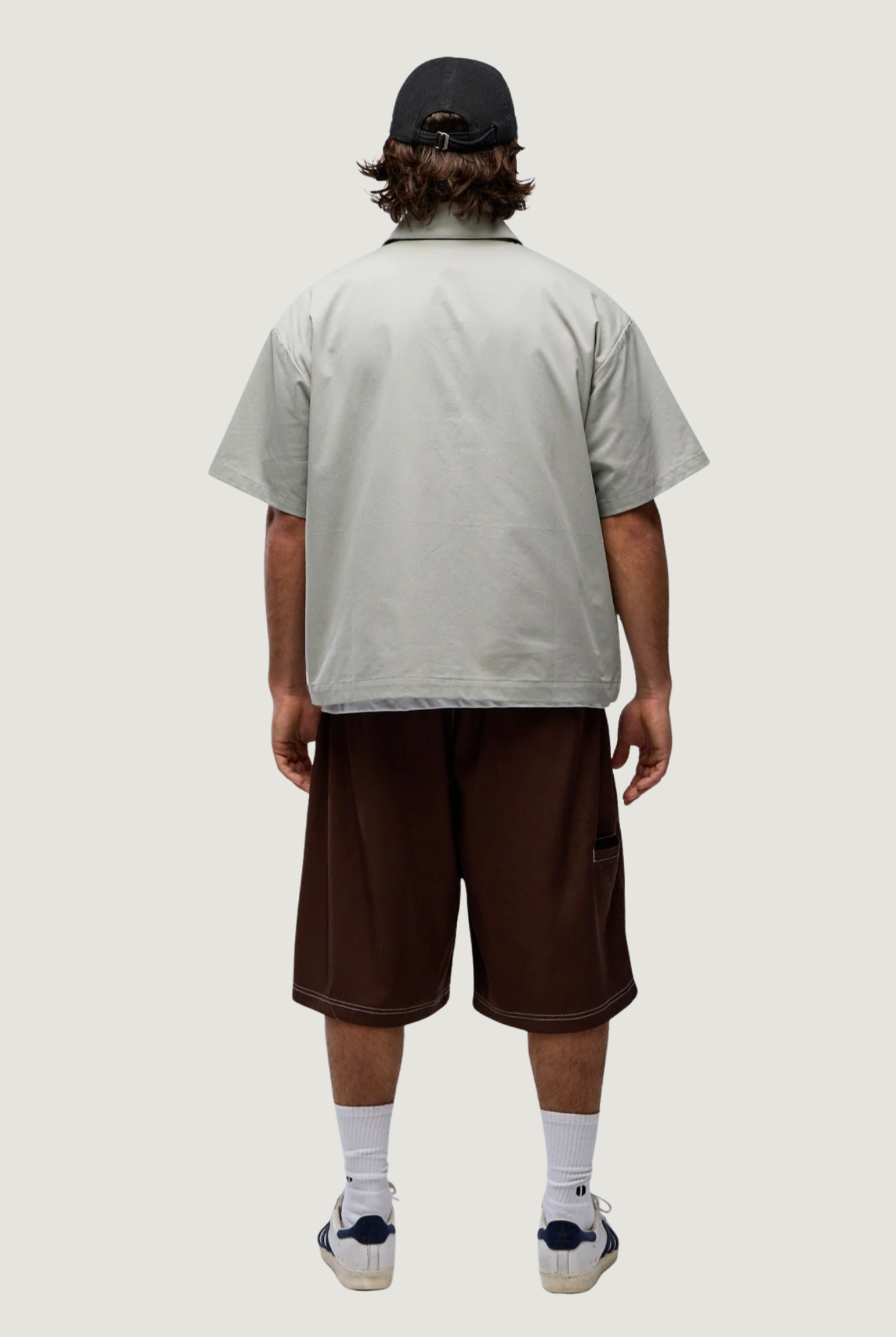 Que Zip Shirt in Grey