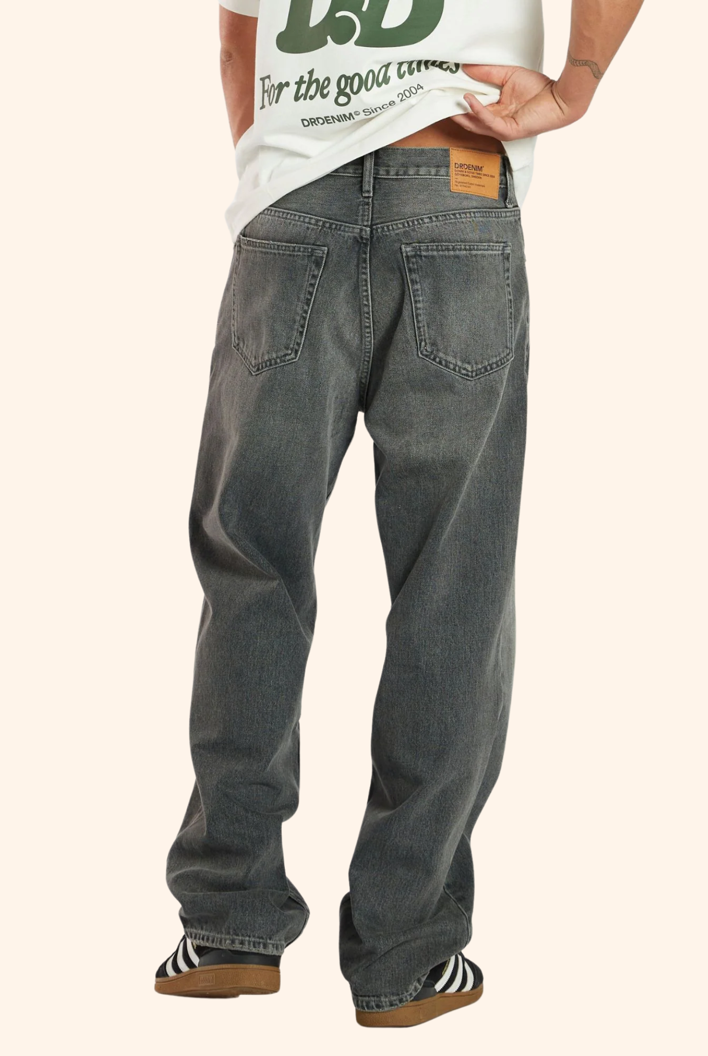 Omar Baggy Jeans Mid Grey Used