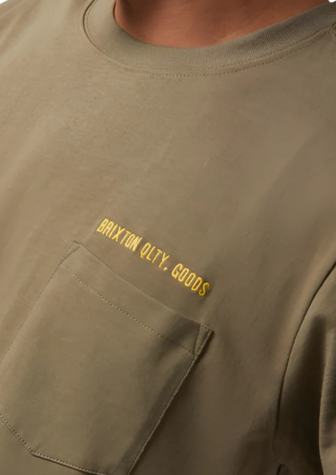 Embroidered Heavy Weight Pocket Tee