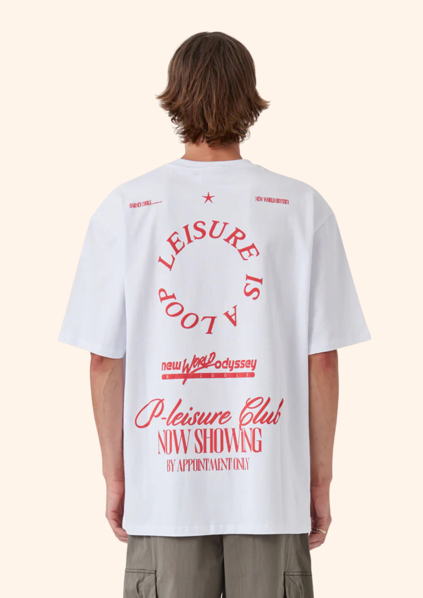 Loop Tee in White