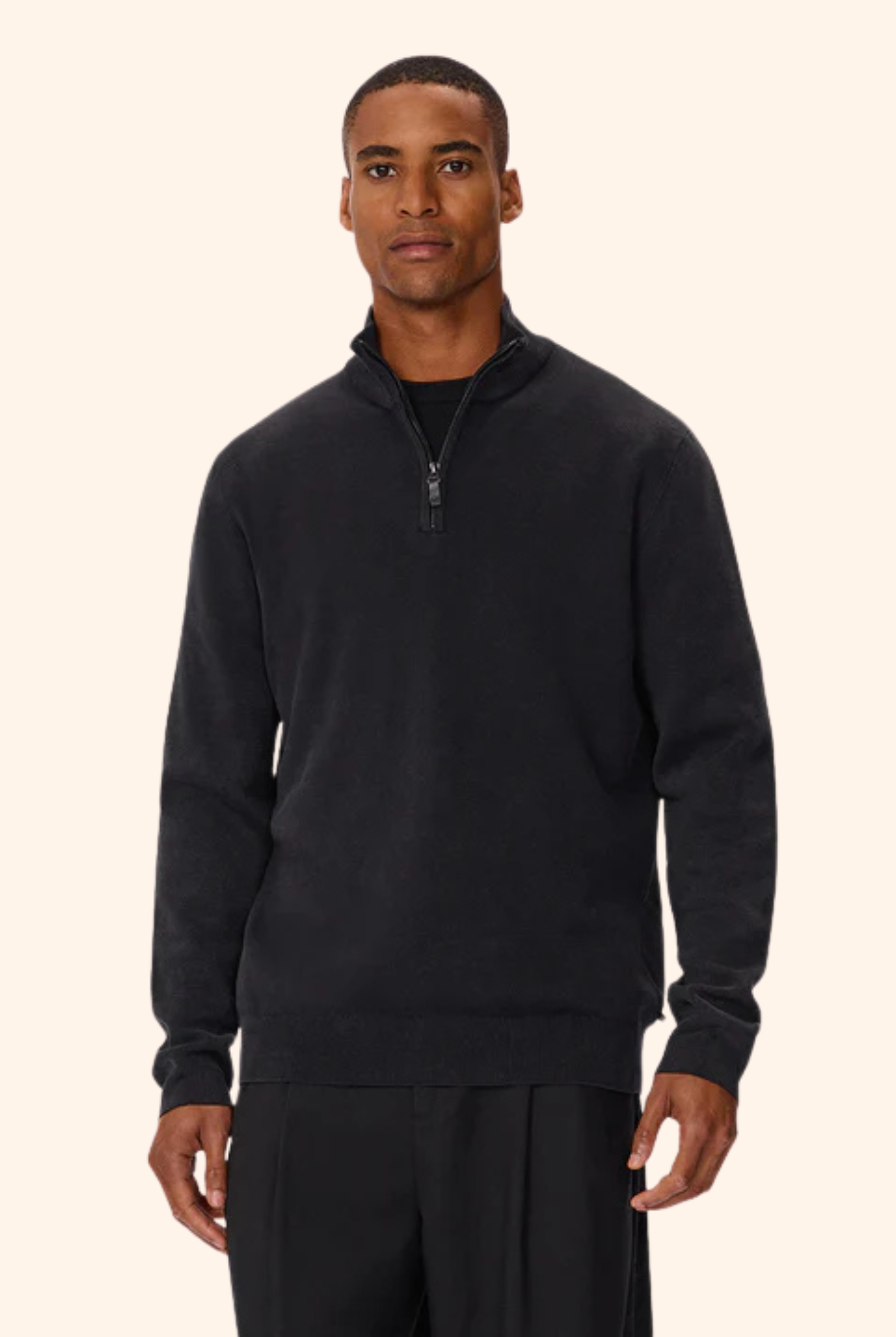 Lakewood Zip in Black