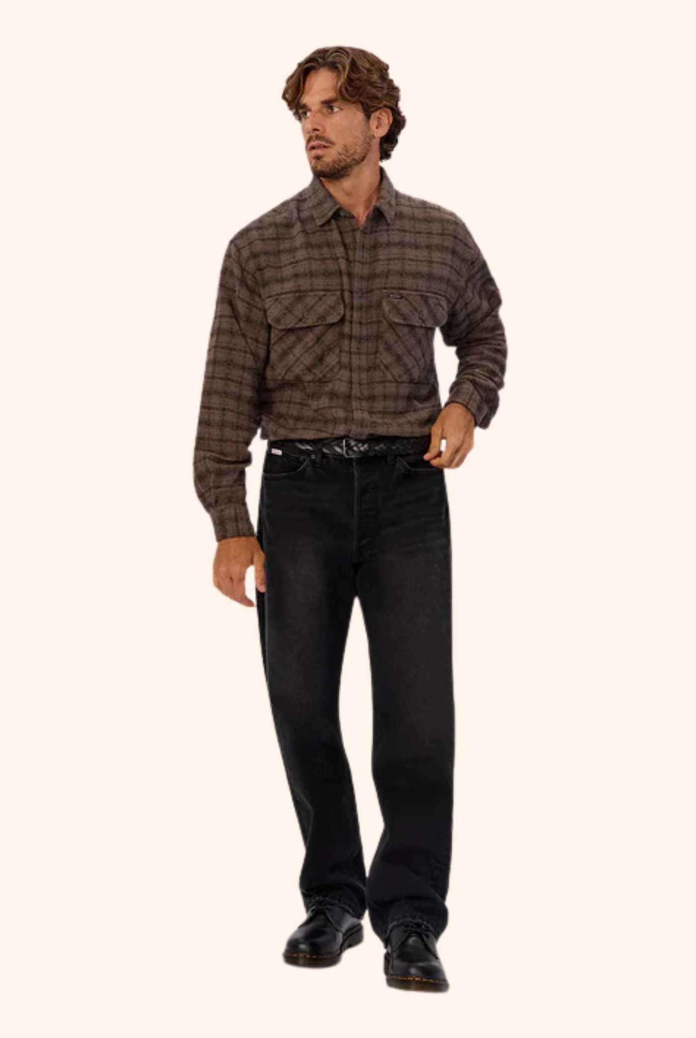 The Pittsburgh Shirt in Olive Black