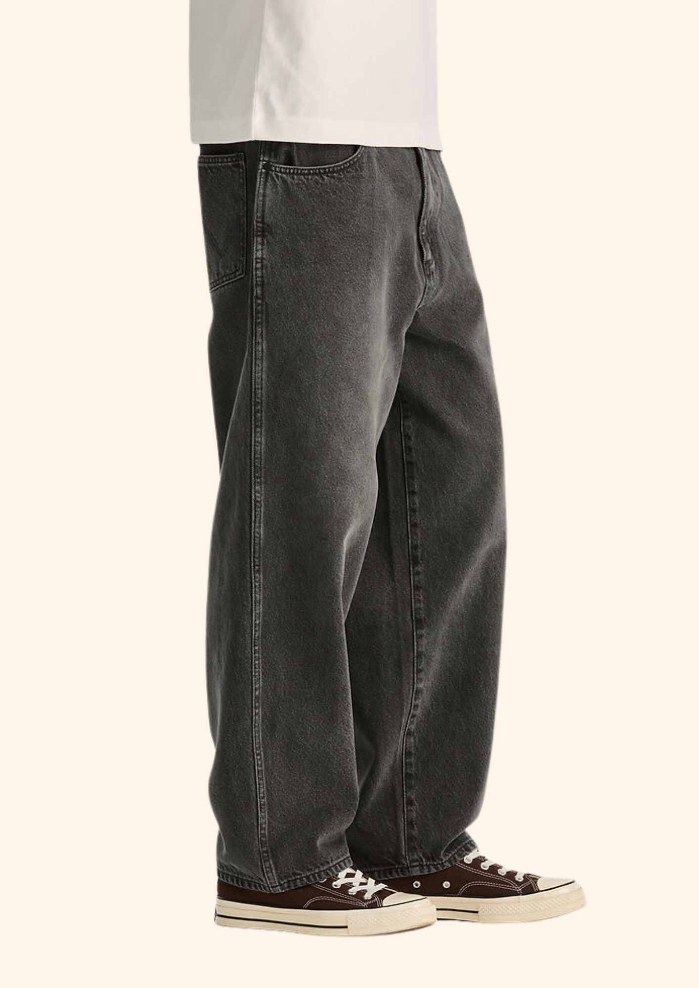 Steezy Relaxed Jean in Jetfire