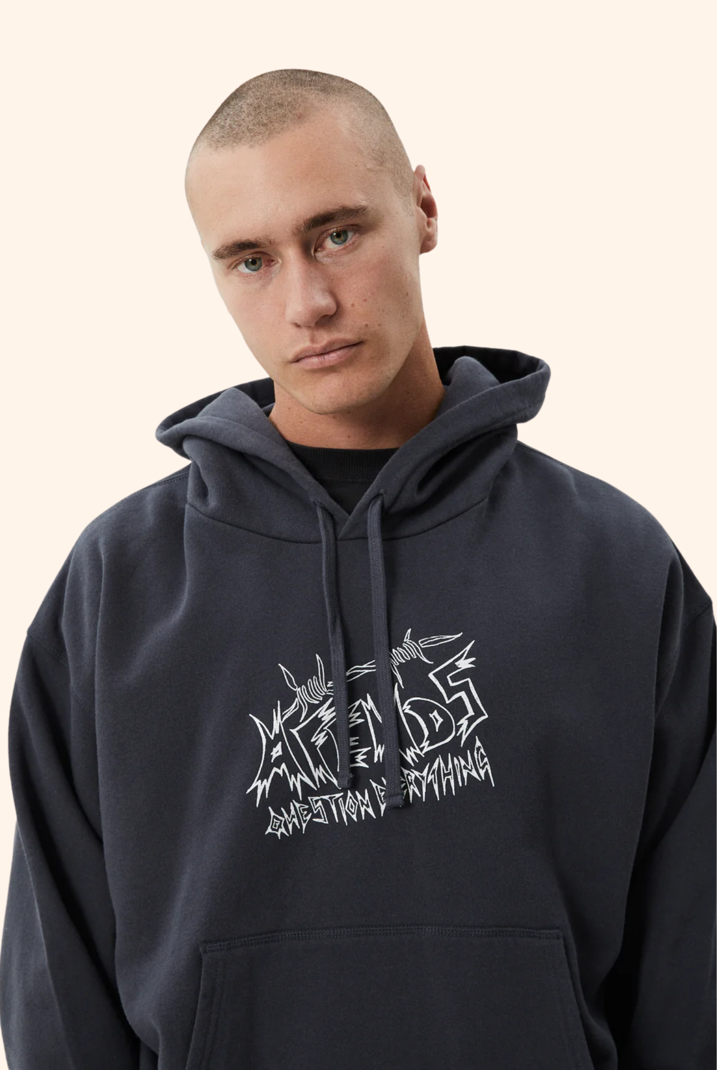 Moments Boxy Hoodie Charcoal