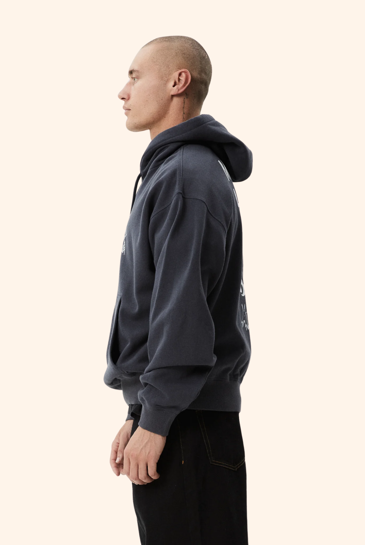Moments Boxy Hoodie Charcoal
