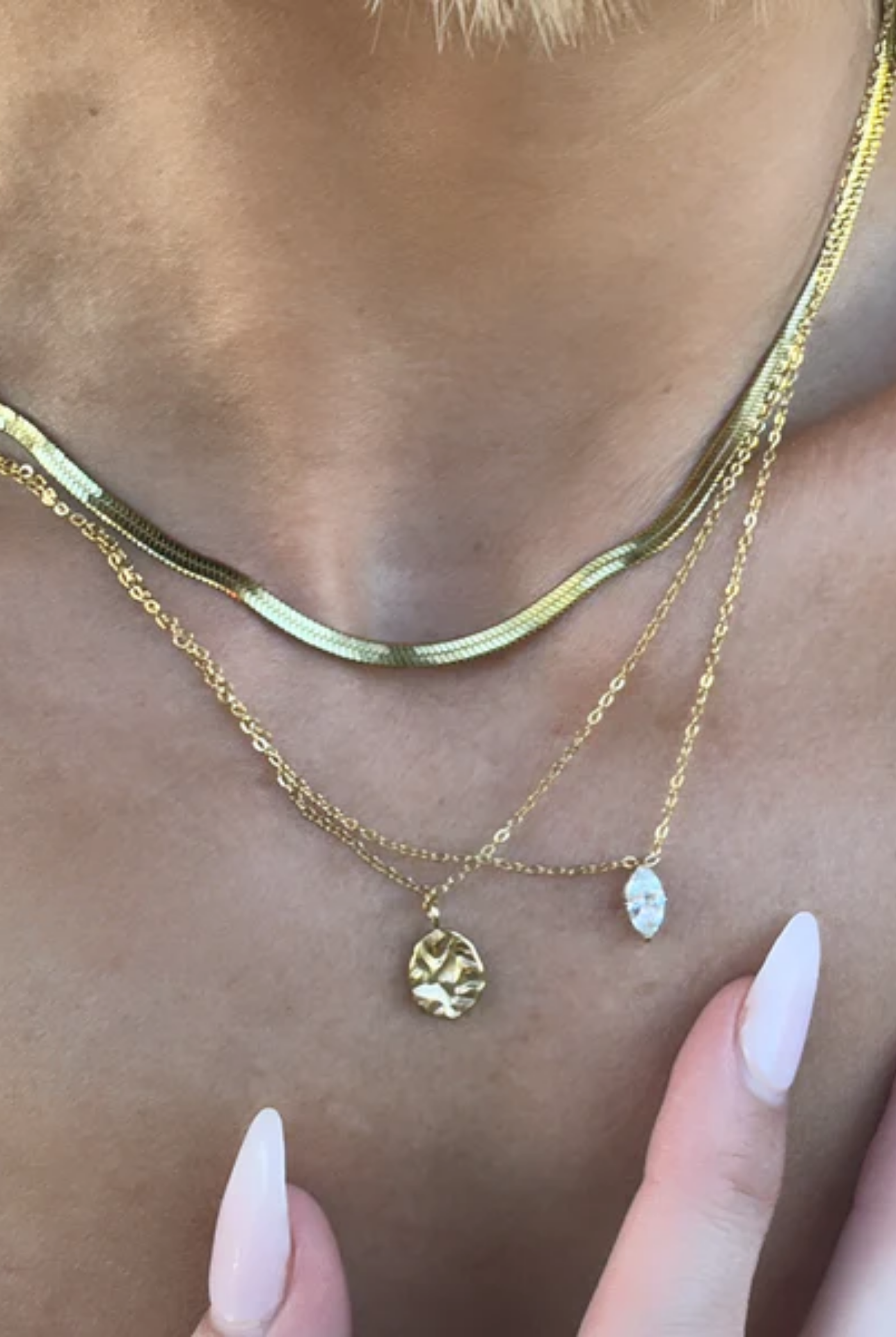 Sidewalk Chain Necklace in Gold