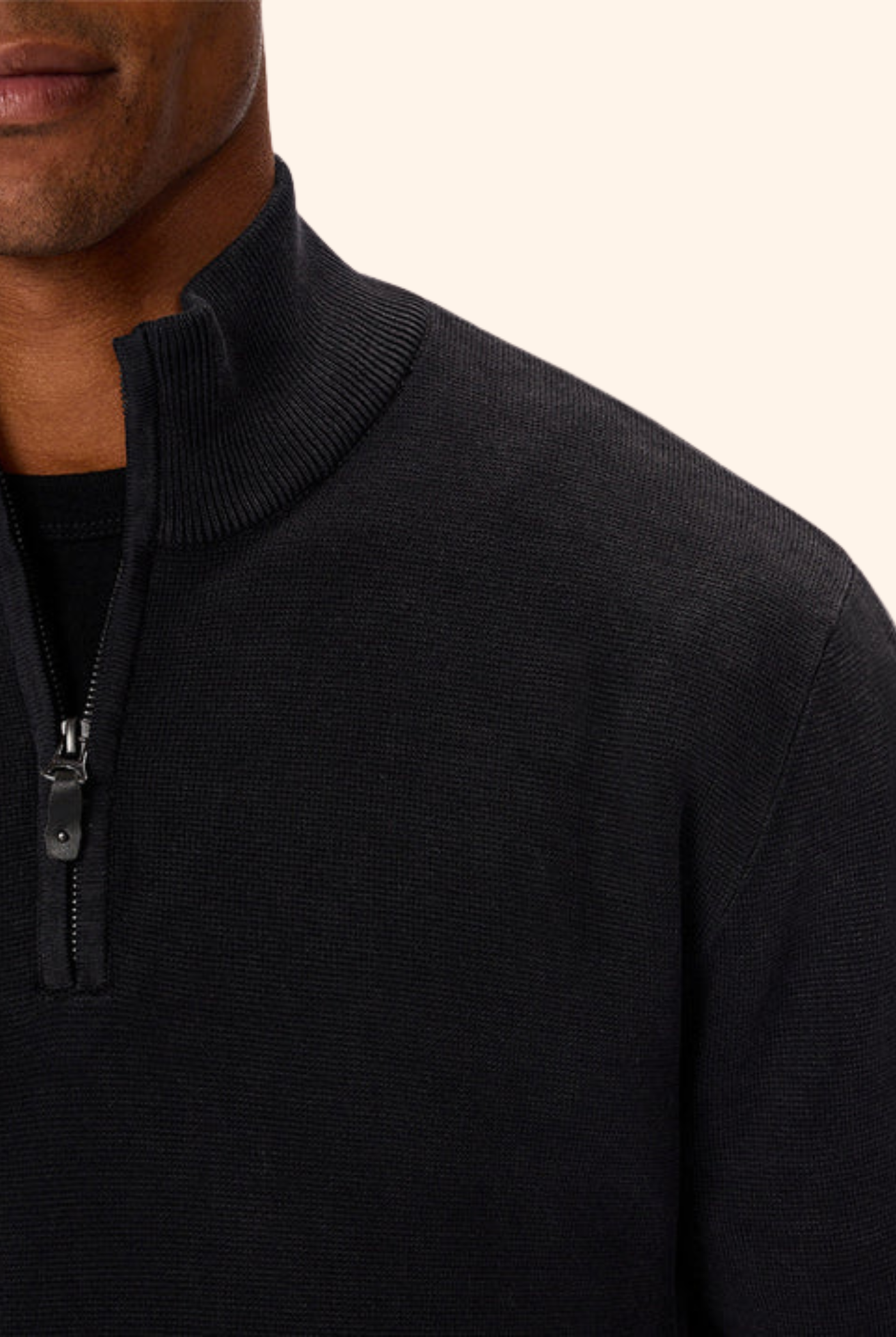 Lakewood Zip in Black