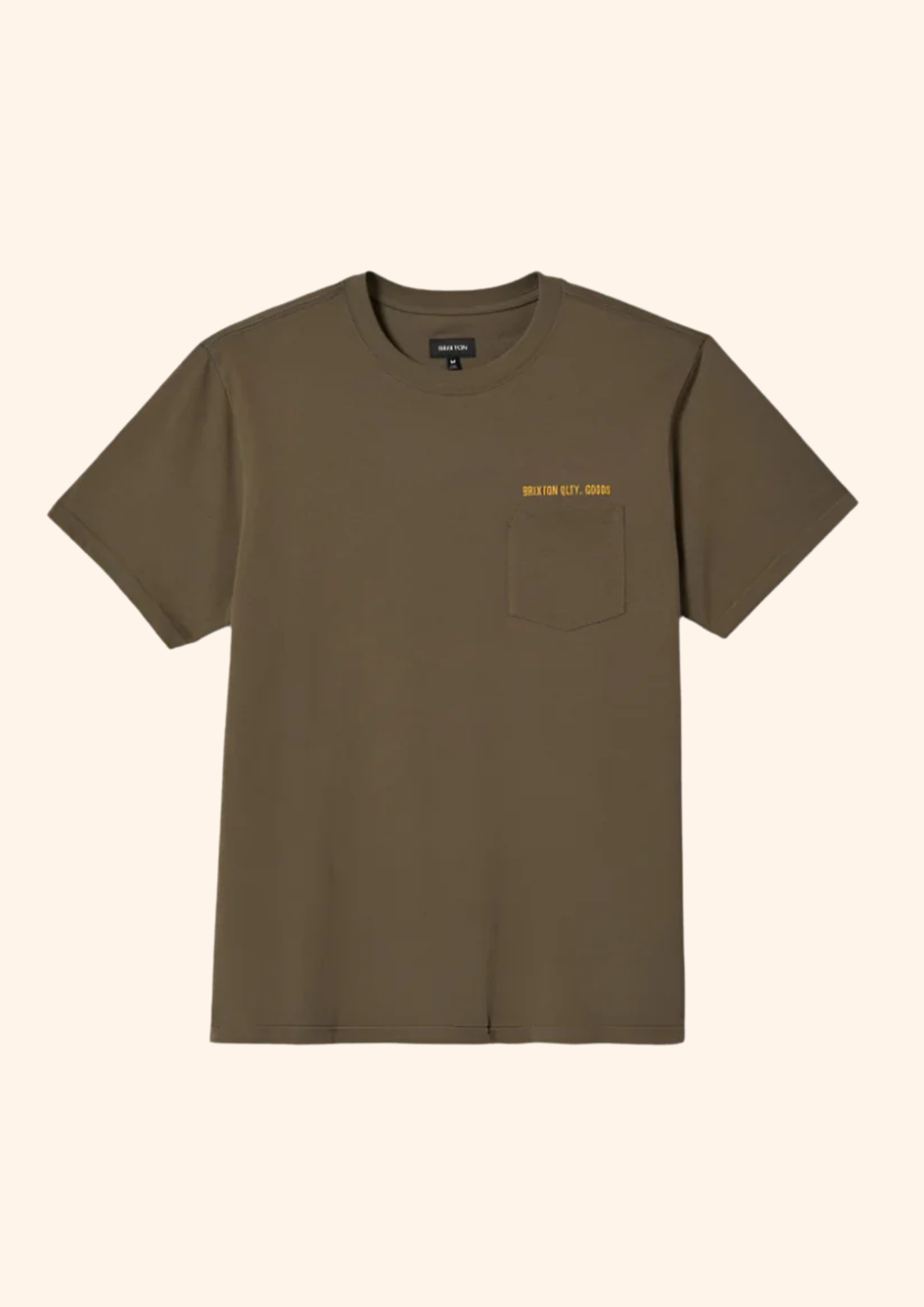 Embroidered Heavy Weight Pocket Tee