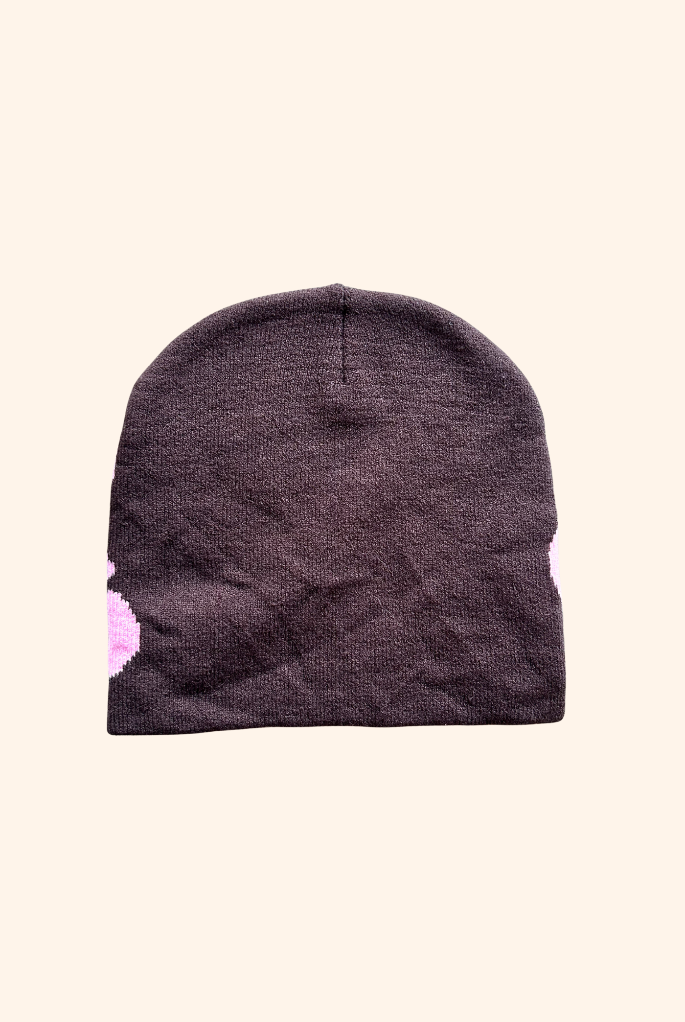 Bronco Beanie in Pink/Brown
