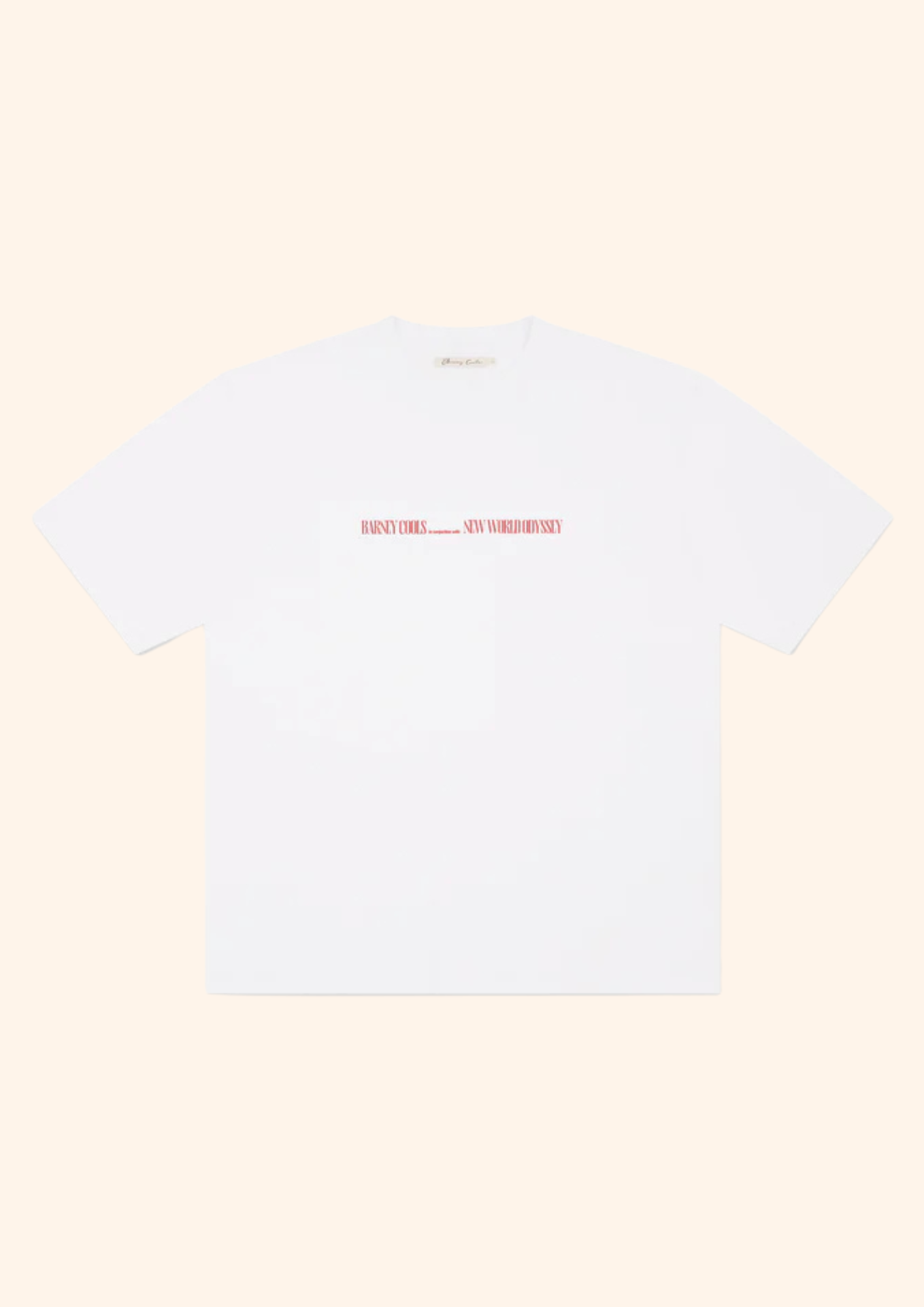 Loop Tee in White