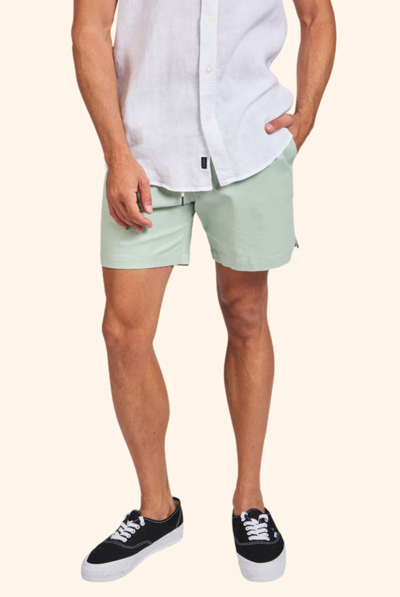 Volley Short in Mist Green
