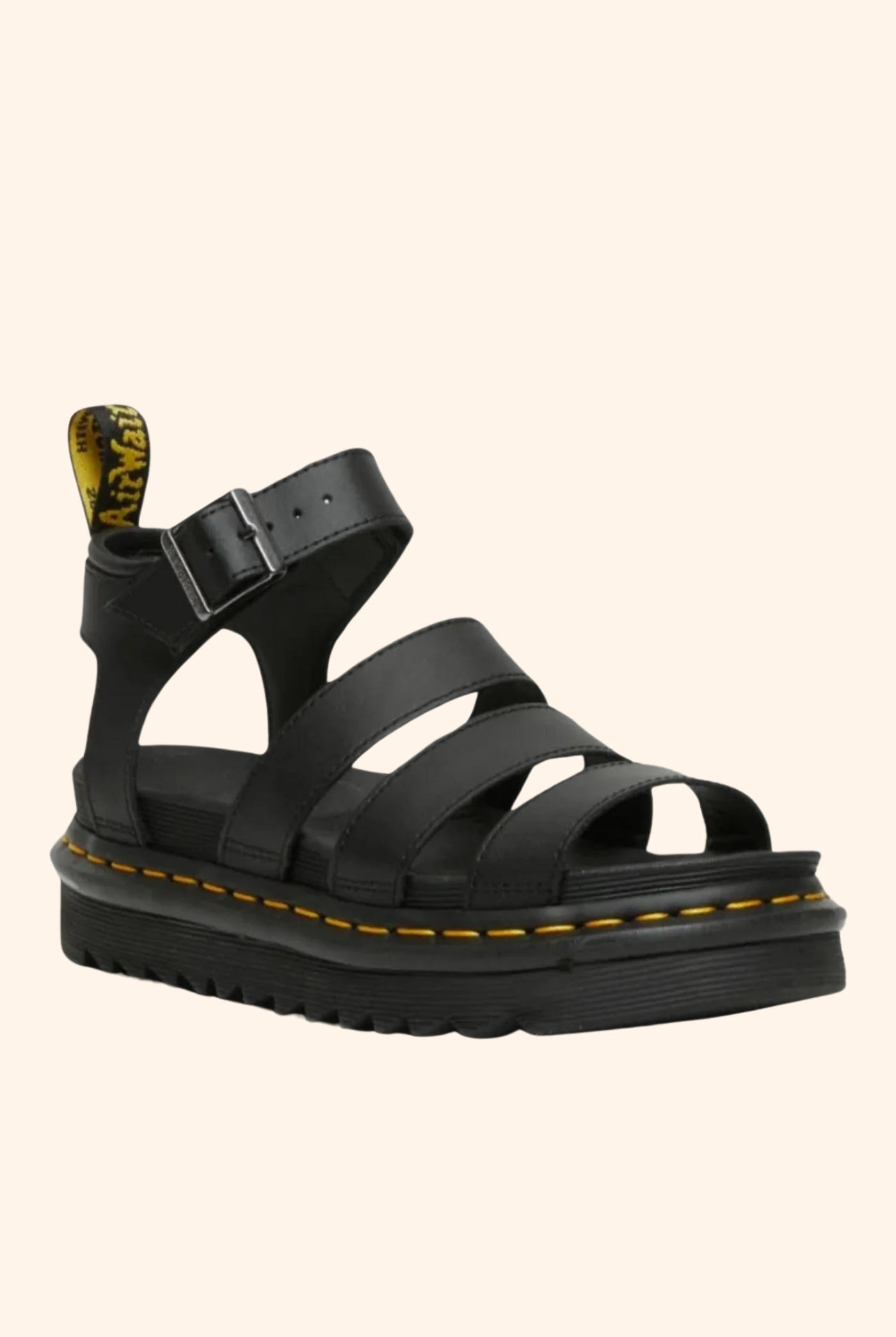 Blaire 3 Strap Sandal - Black Hydro