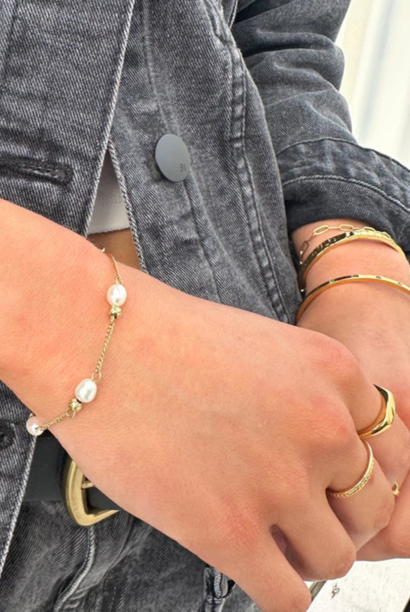 Off Court Pearl Bracelet