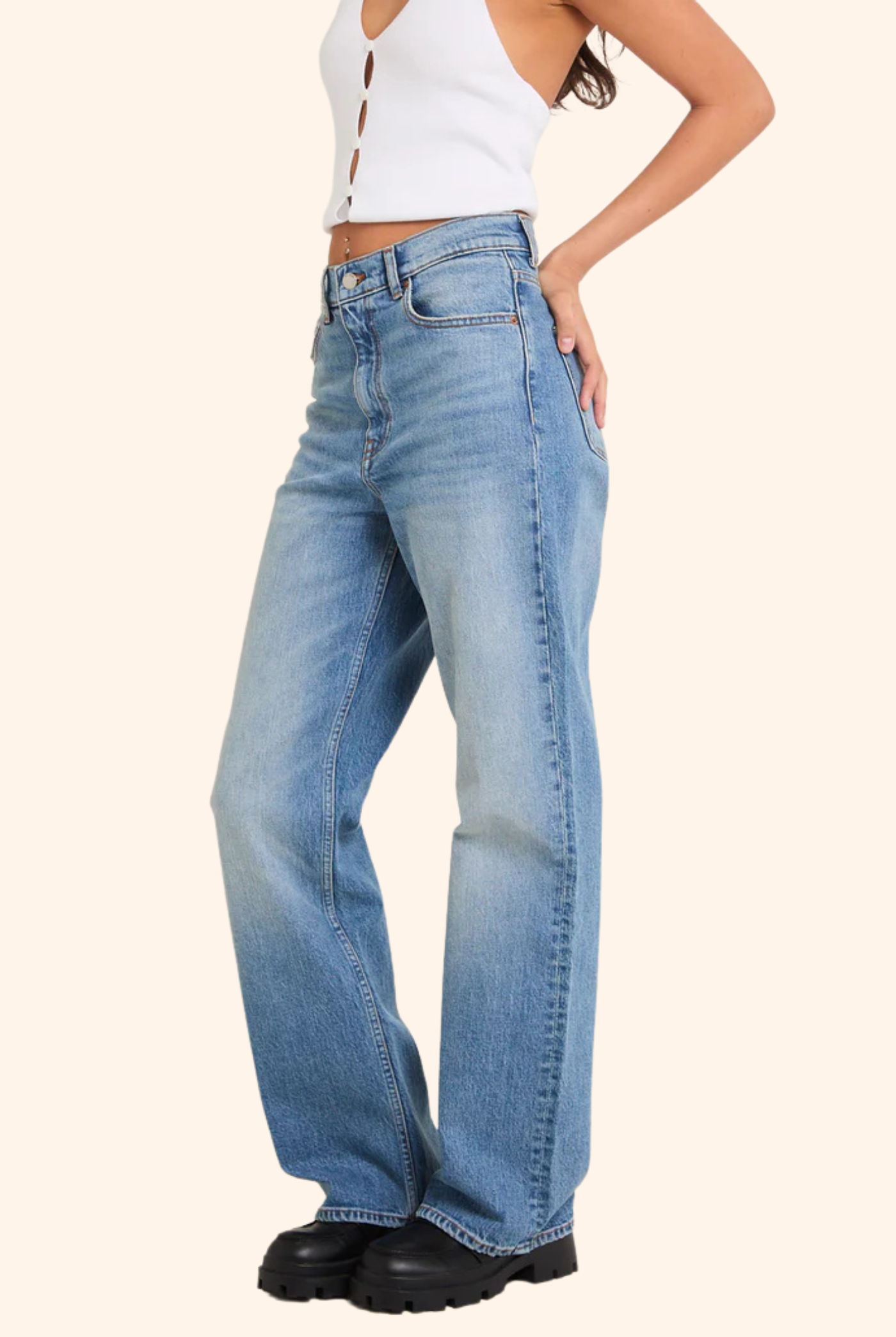 Elba Jeans in Bay Sky Fade