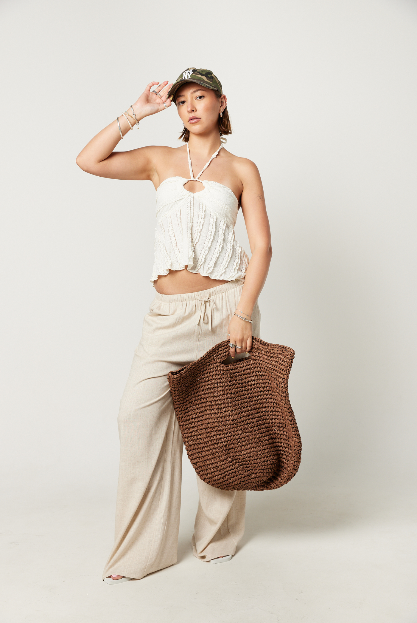 Aria Top in Cream