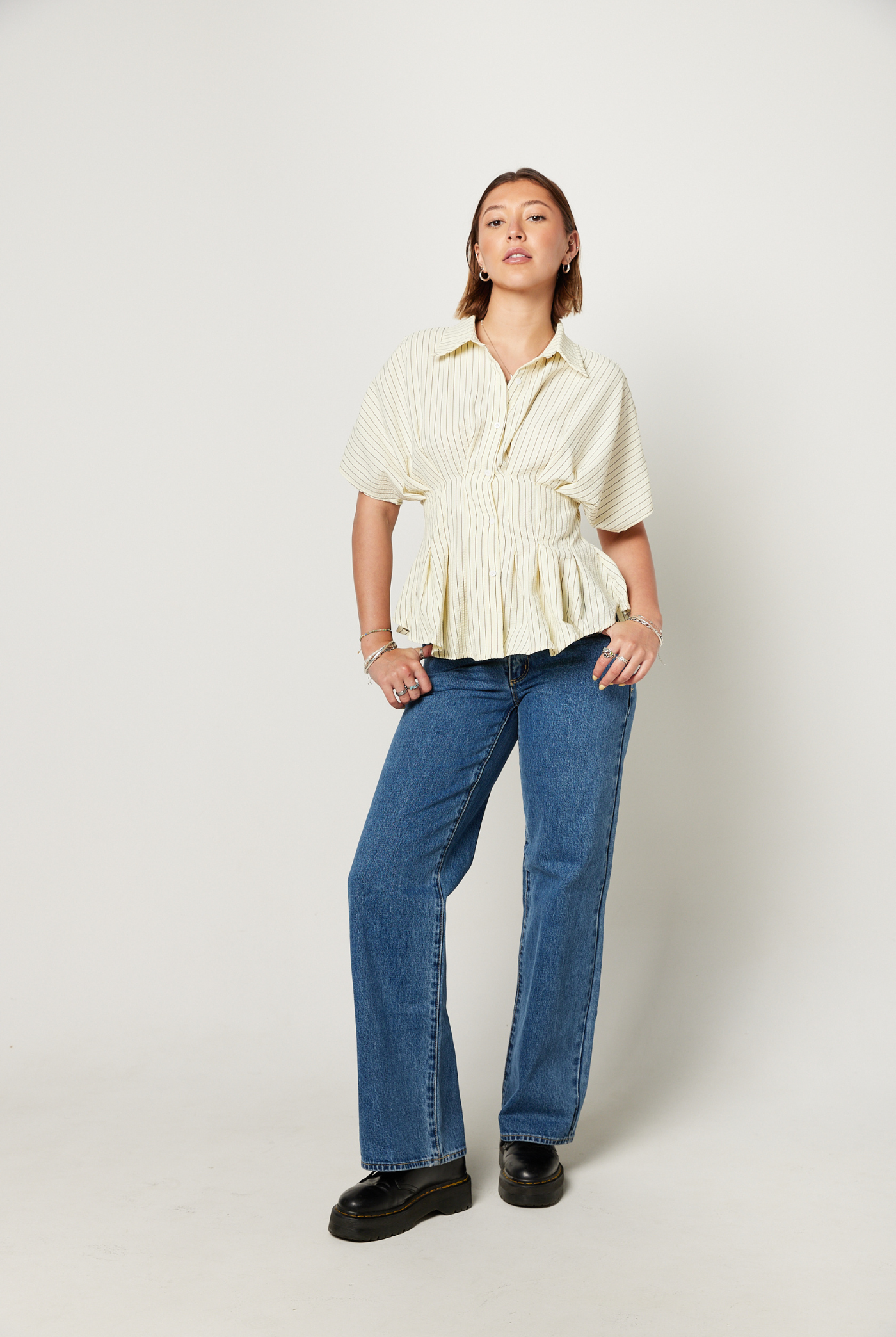 PRE ORDER Saskia Shirt in Lemon