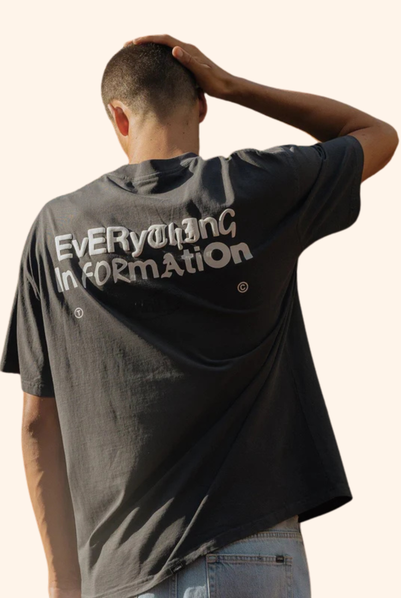 Chain of Formation Tee in Charcoal
