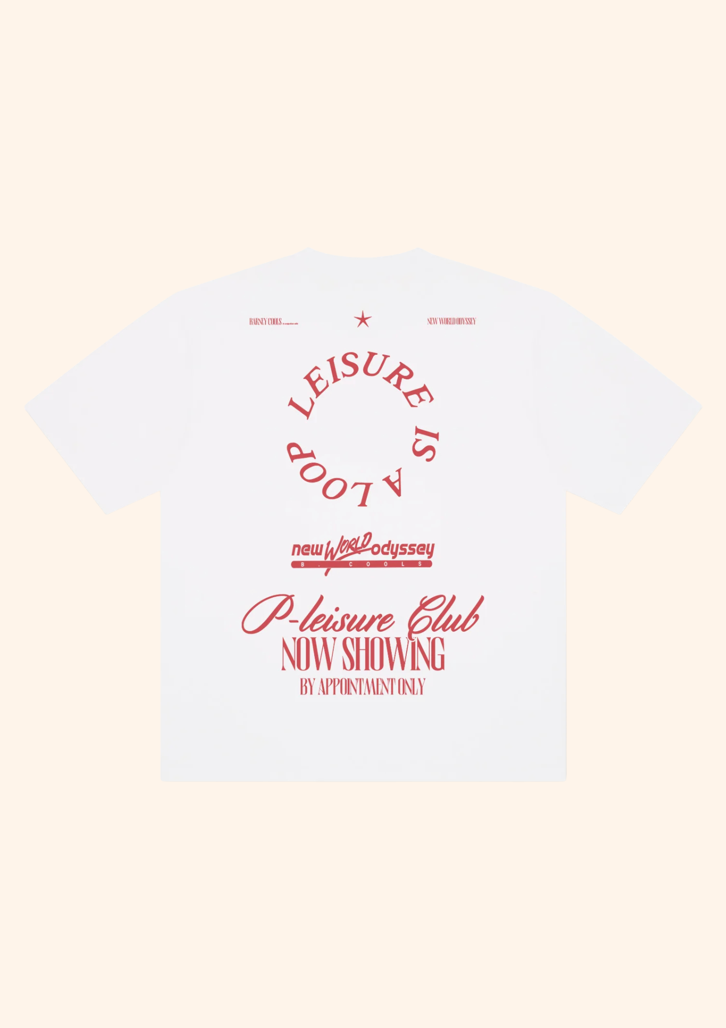 Loop Tee in White
