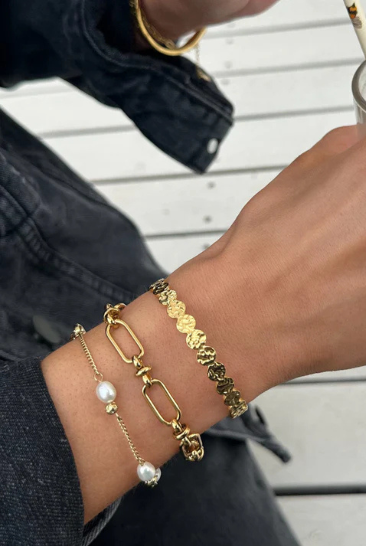 Off Court Pearl Bracelet