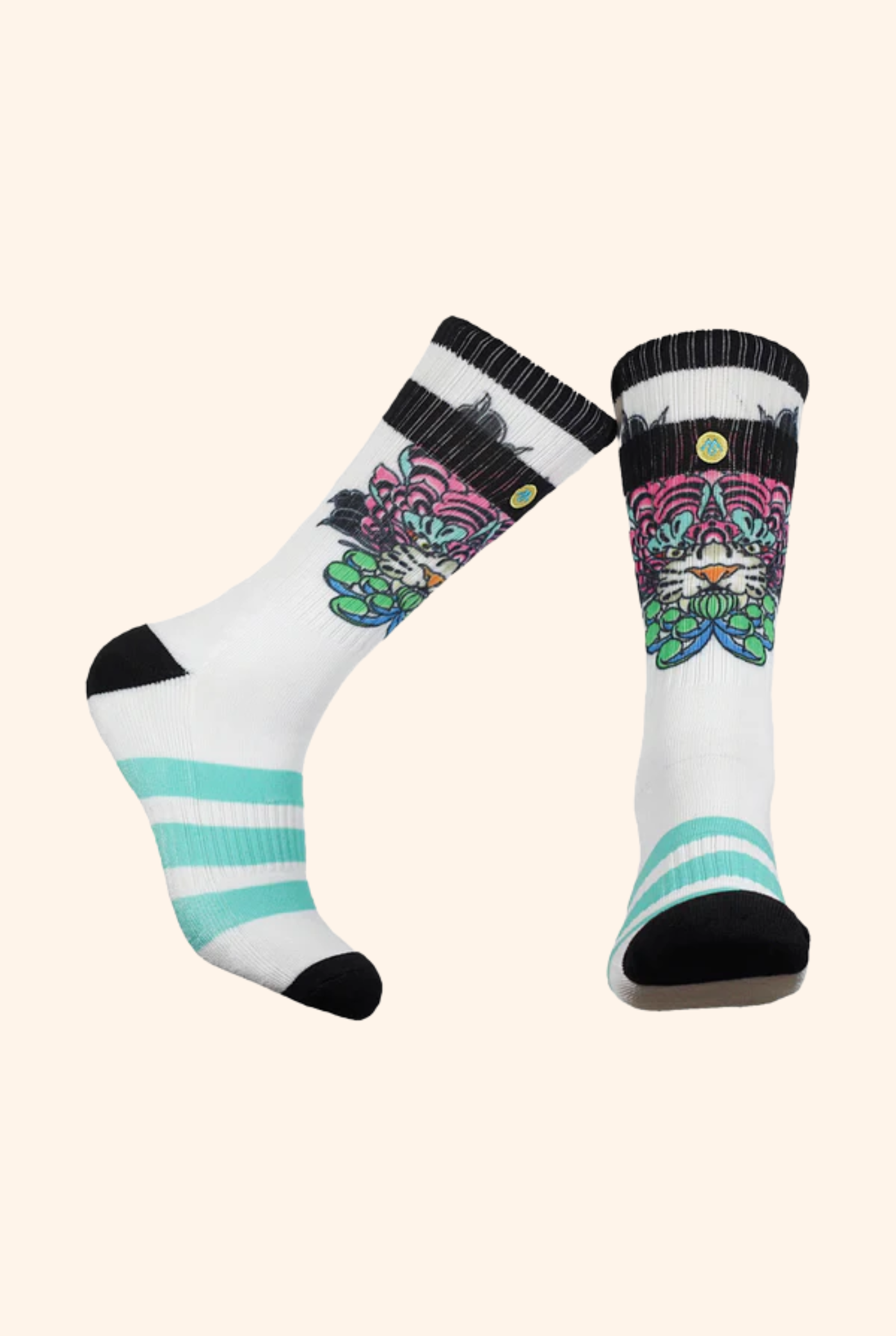 Peony Tiger Socks