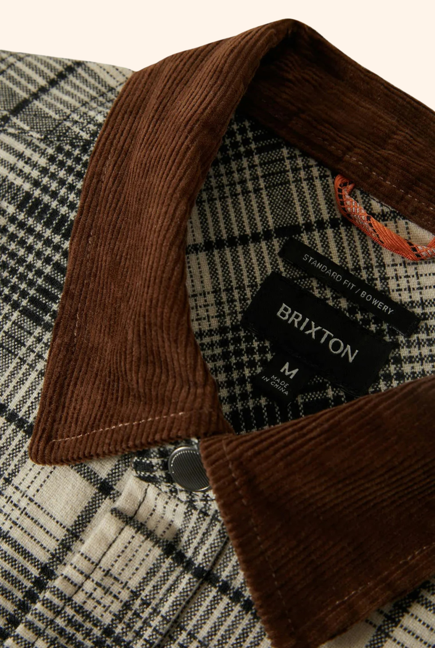 Builders Bowery Flannel in Off White