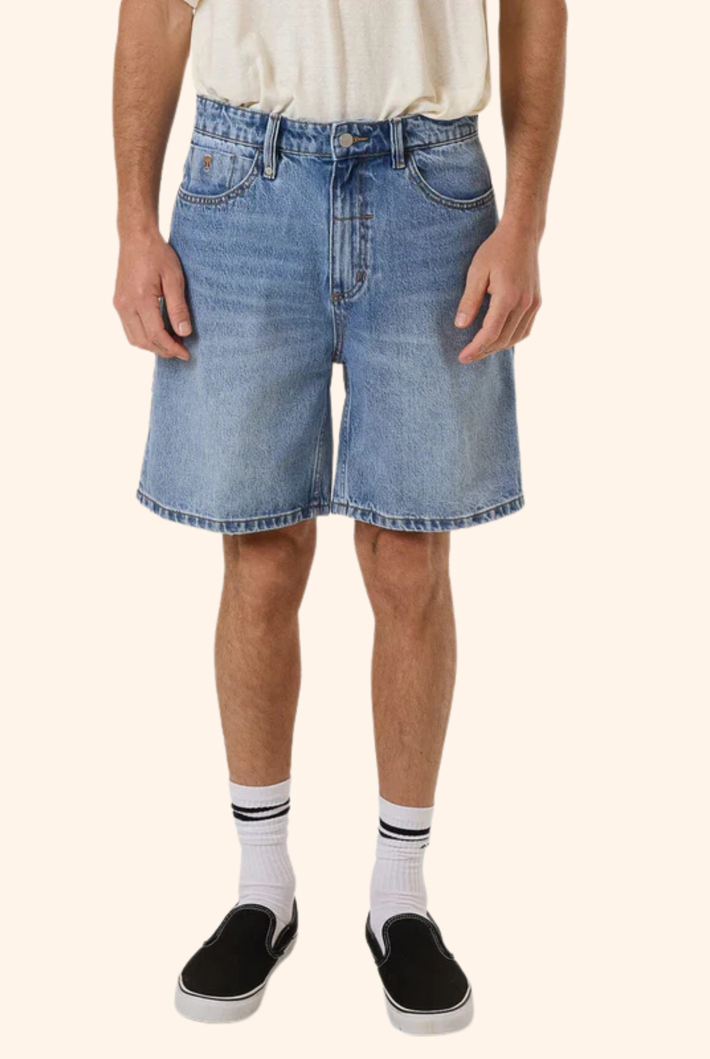 Slacker Short in Tempest Blue