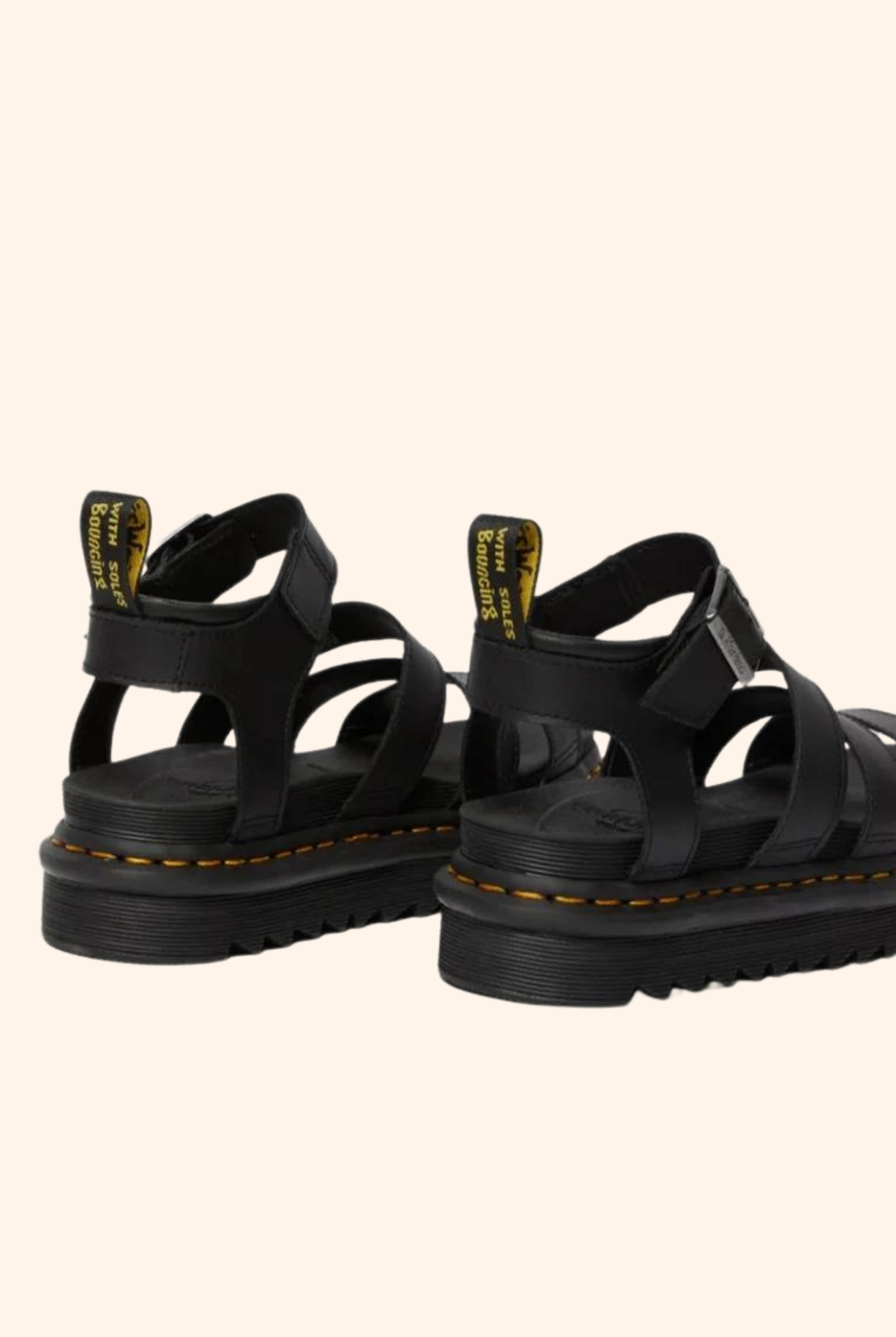 Blaire 3 Strap Sandal - Black Hydro