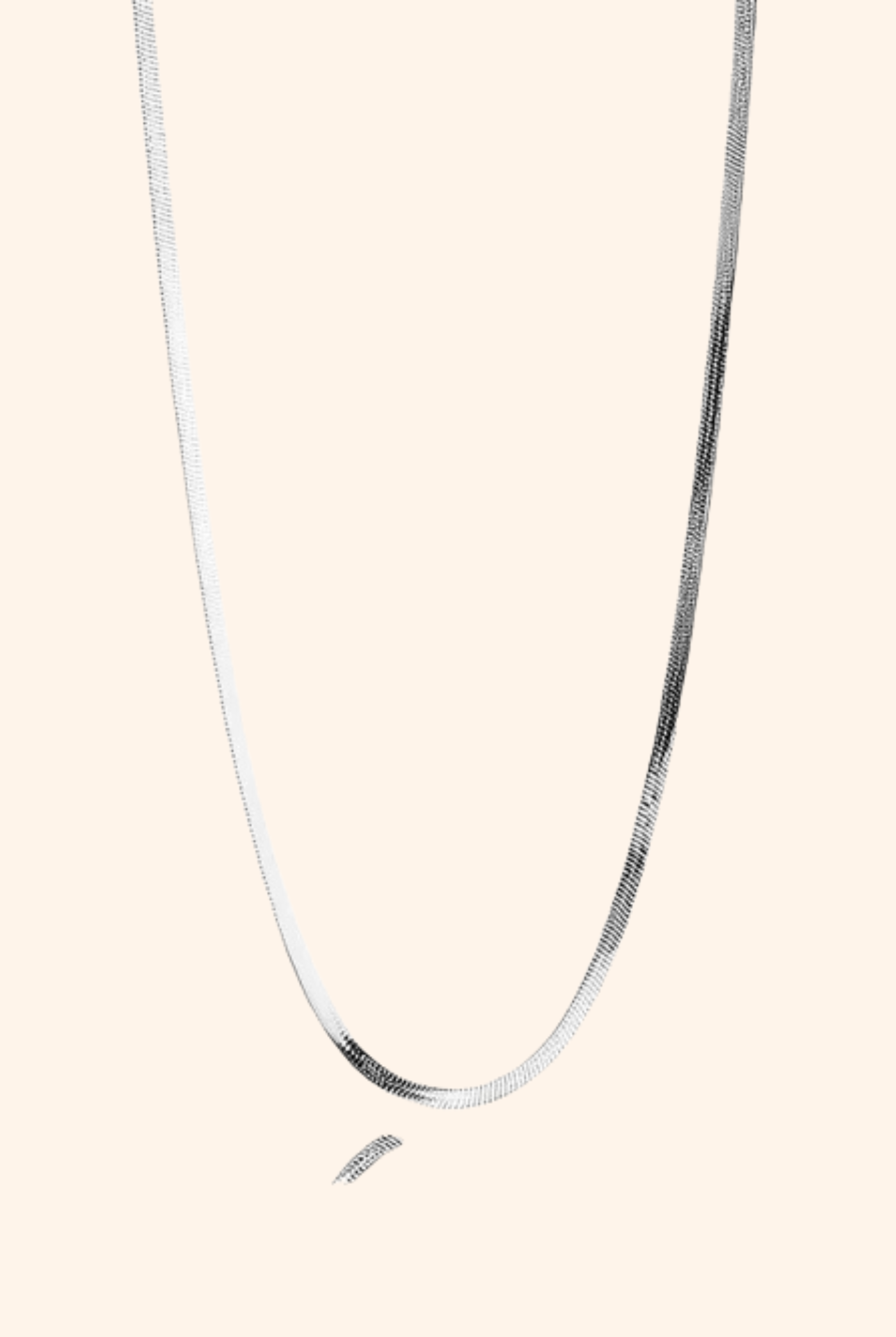 Sidewalk Chain Necklace in Silver