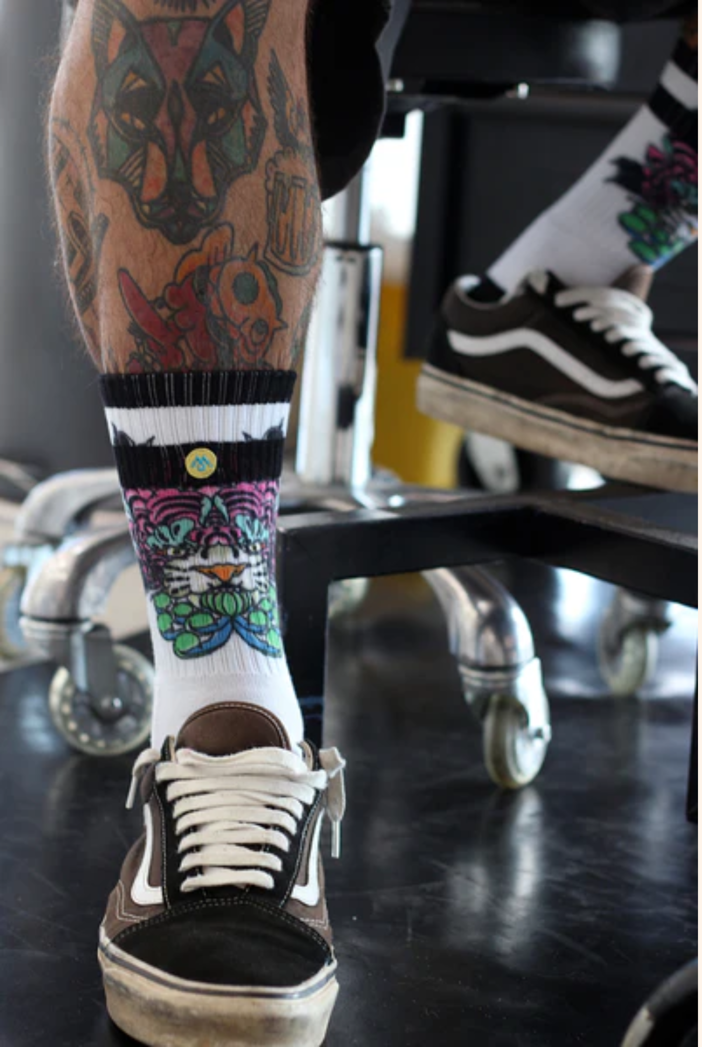 Peony Tiger Socks