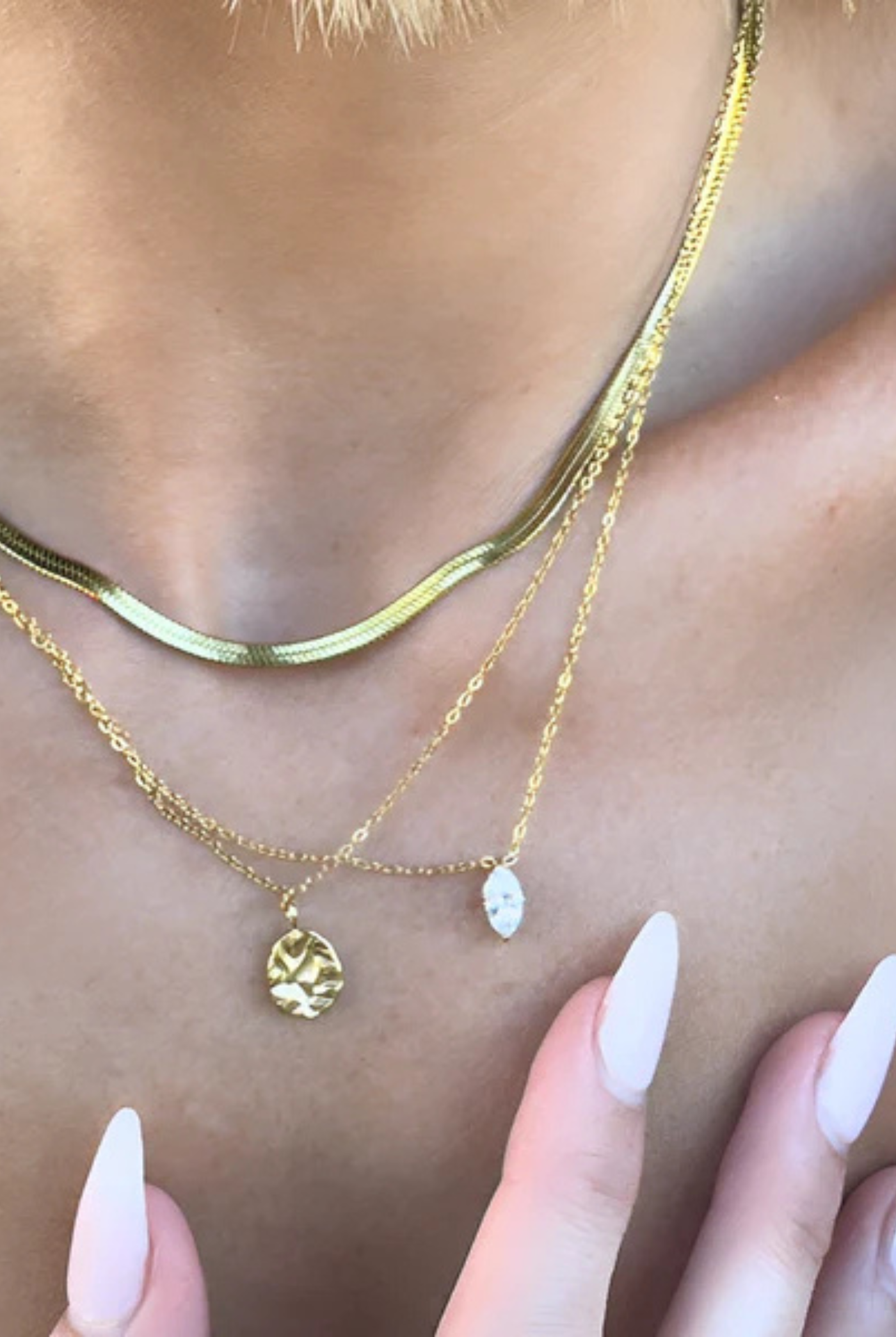 Skyline Necklace in Gold