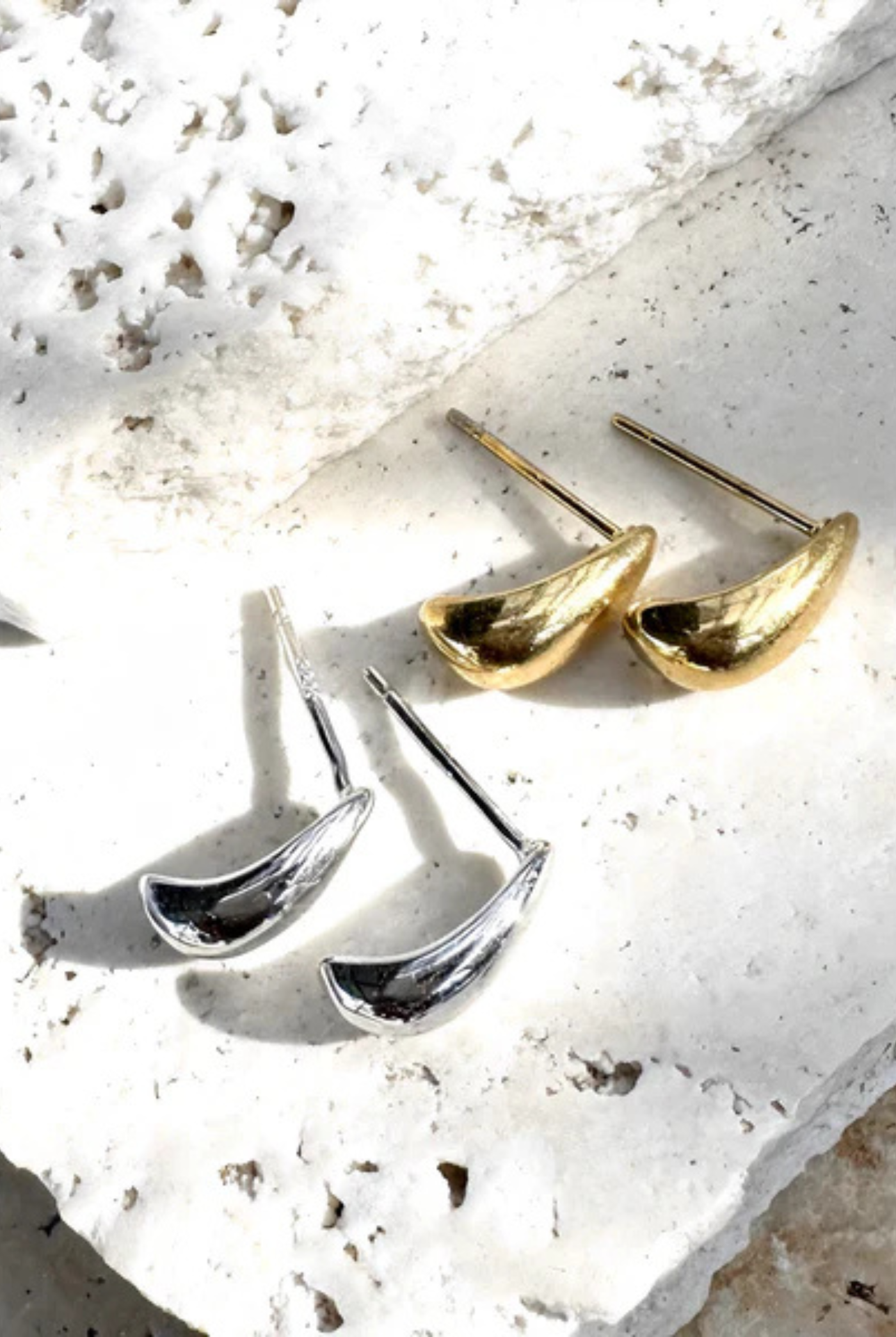 Swift Studs in Silver