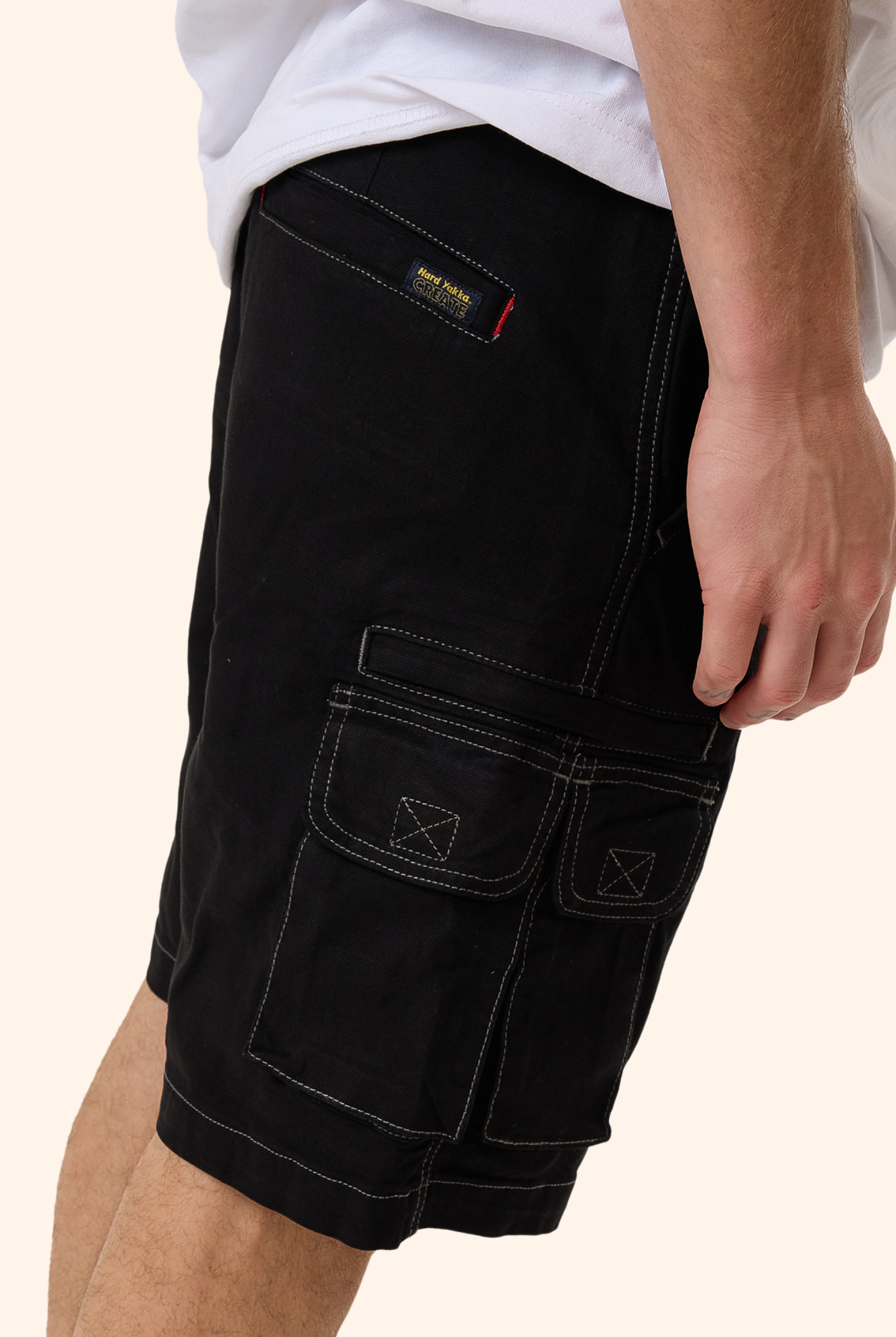 Exertion Denim Short Black