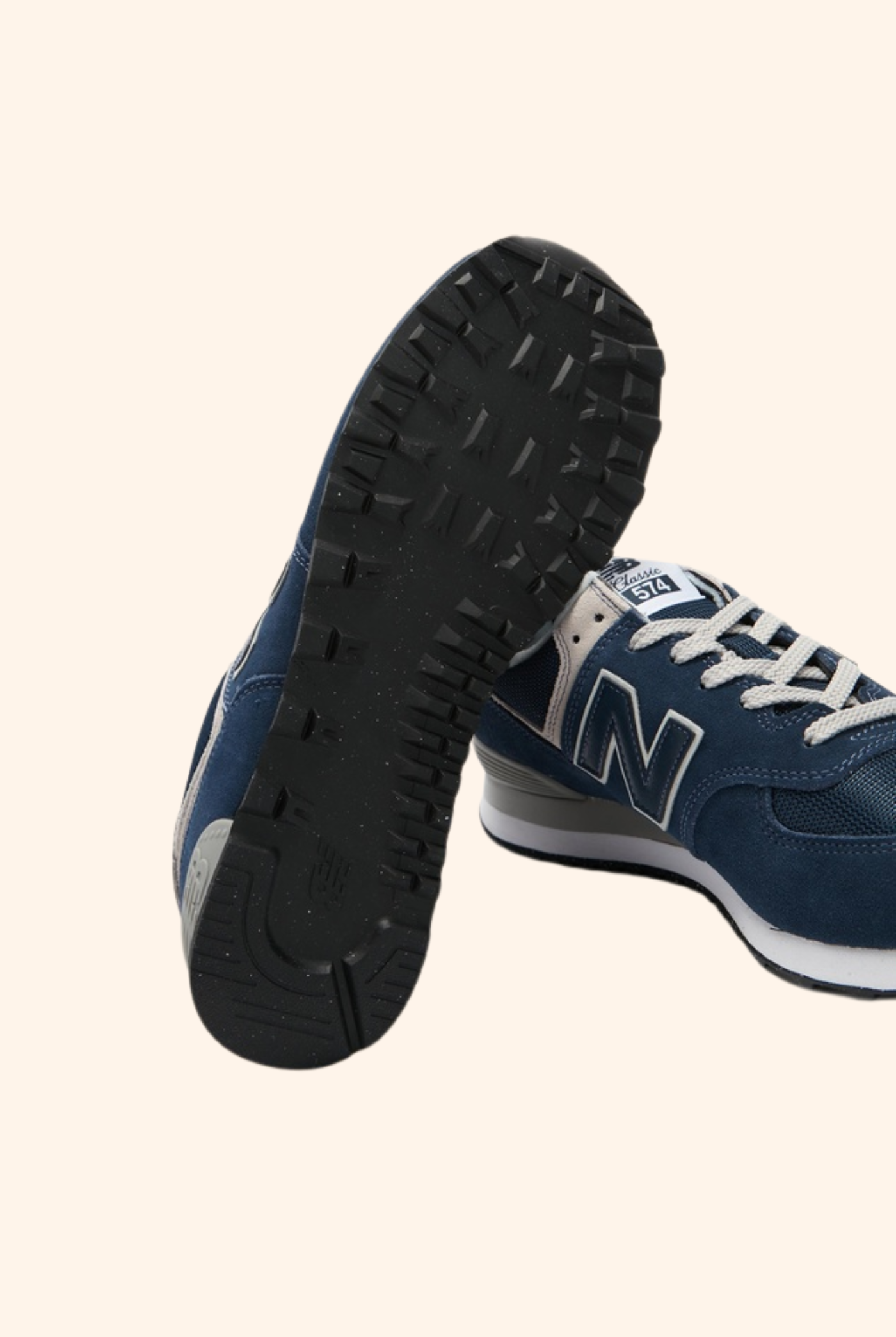 574 Navy with Grey Mens