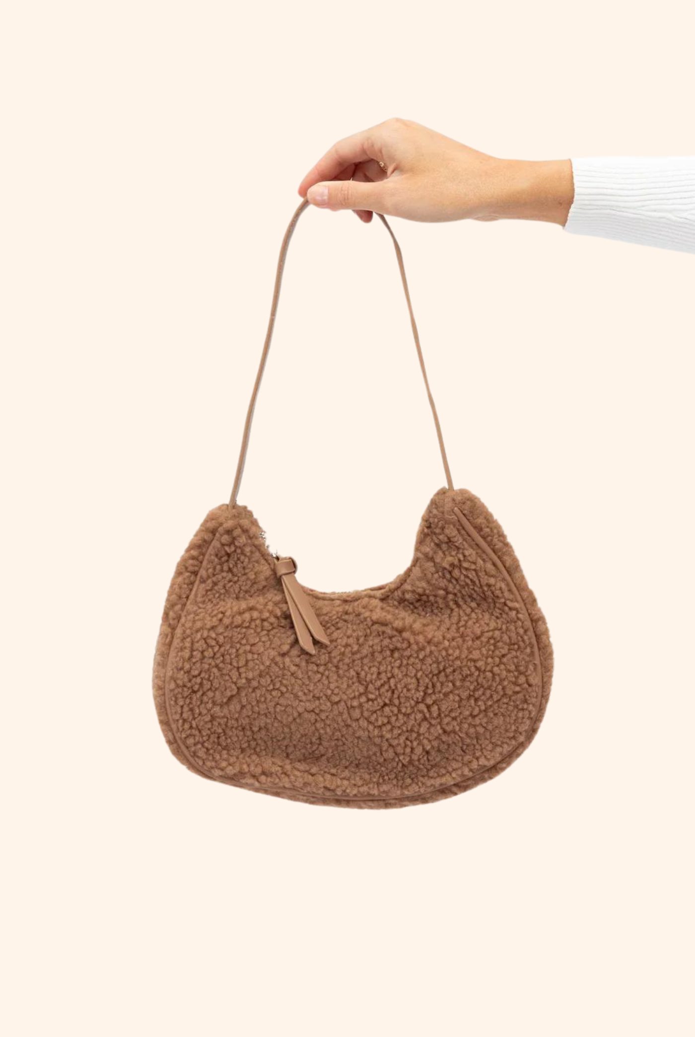 Teddy Sherpa Shoulder Bag