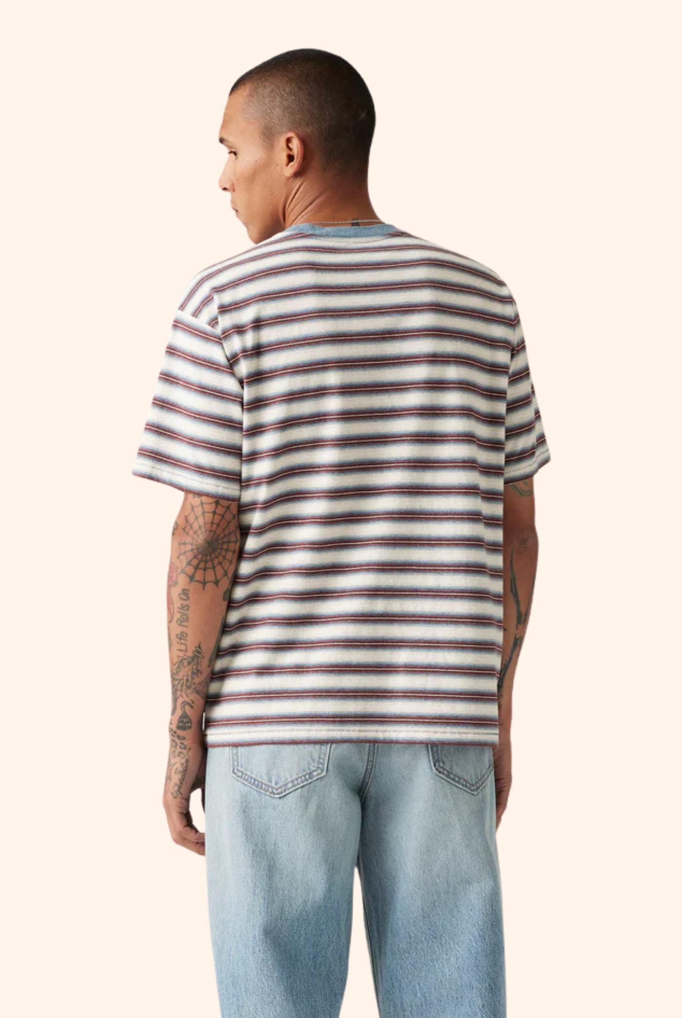 Red Tab Vintage Tee Break Stripe Paloma