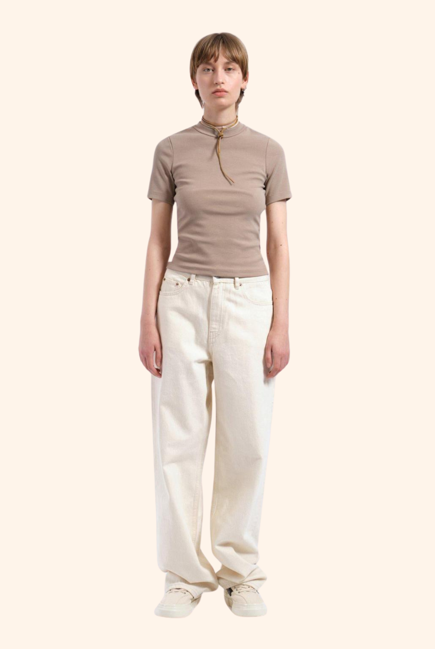 Kenna Top in Light Morel