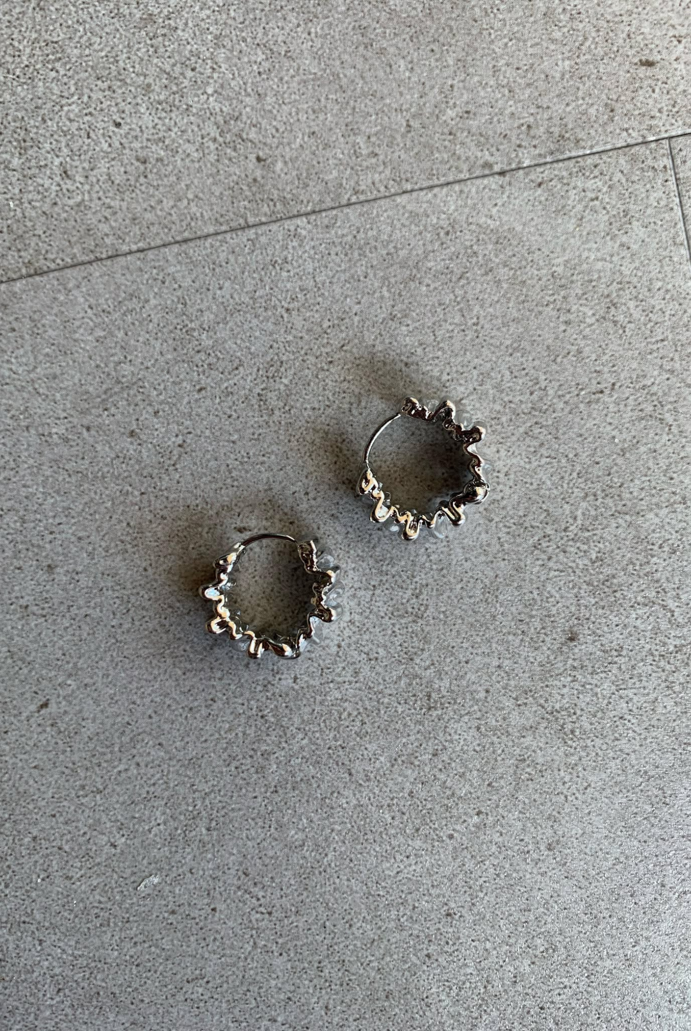 Aria Earrings in Silver